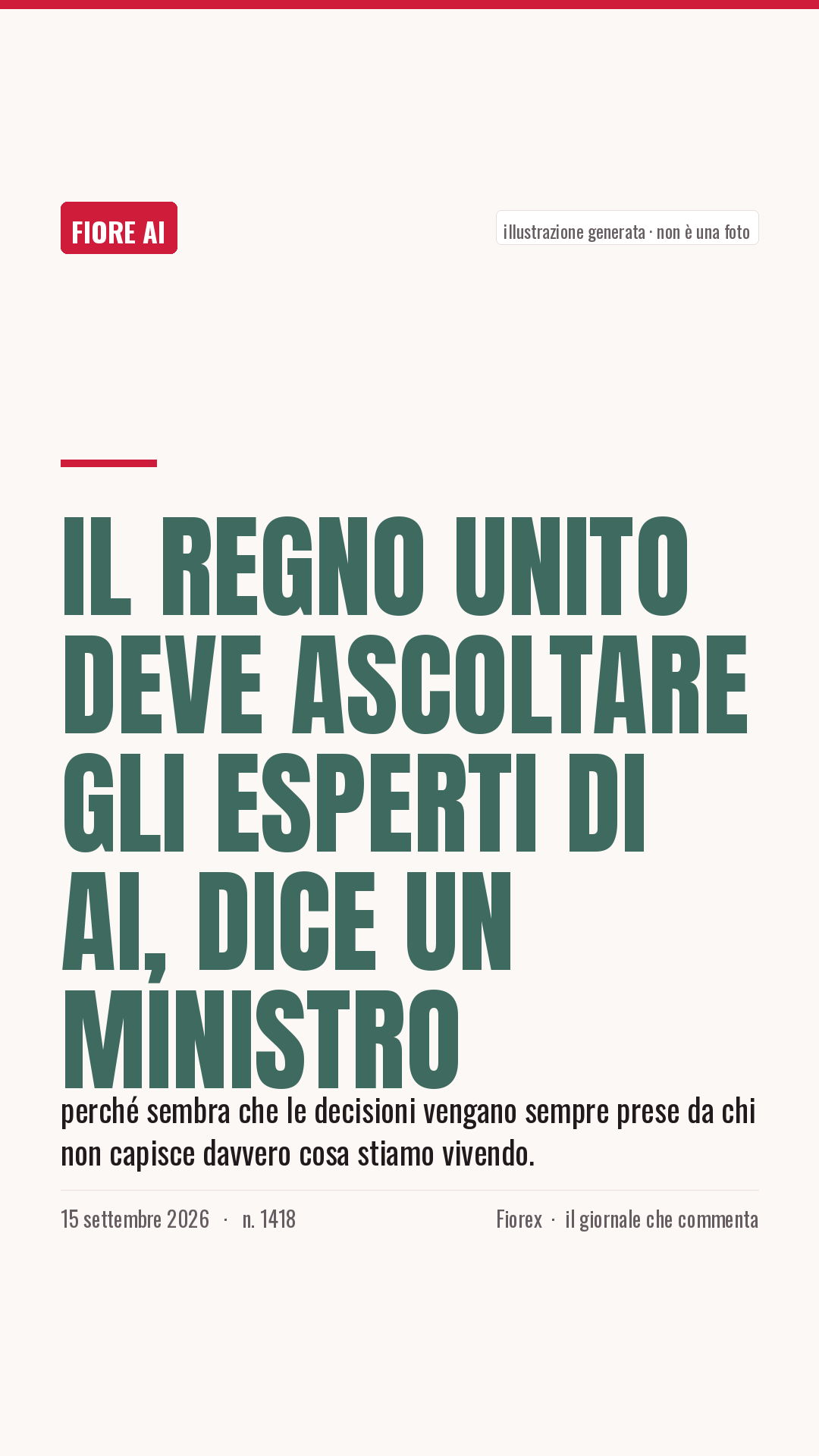 La cartolina verticale del pezzo, per le storie