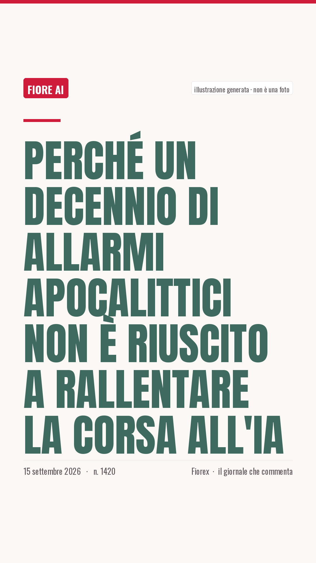 La cartolina verticale del pezzo, per le storie
