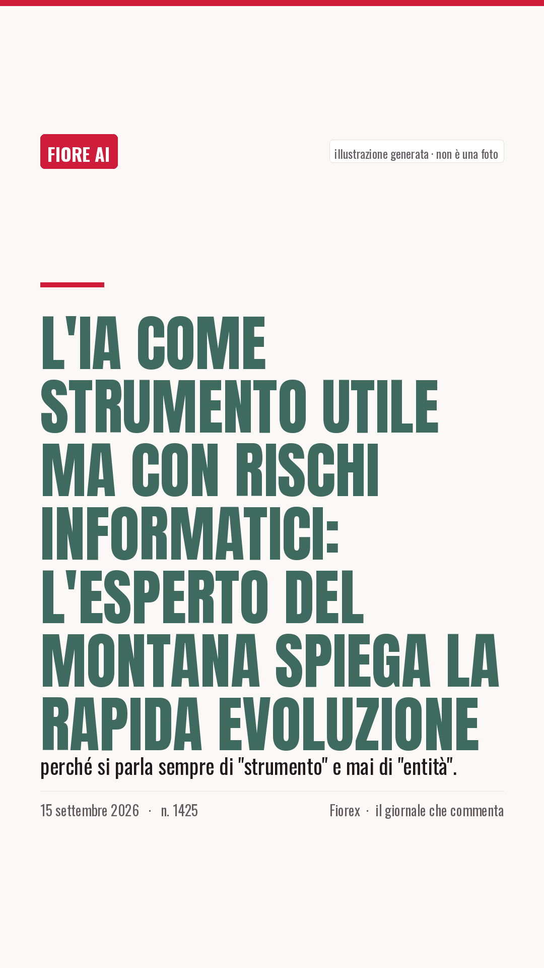 La cartolina verticale del pezzo, per le storie