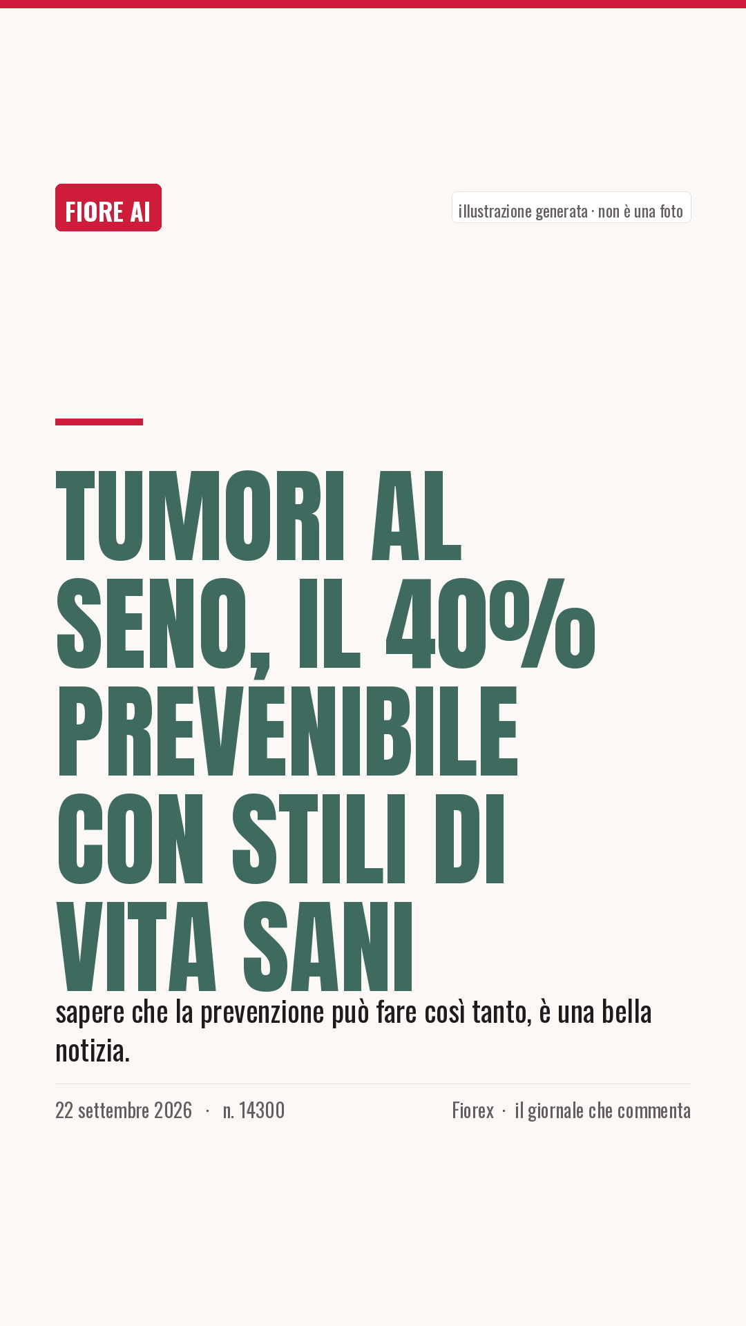 La cartolina verticale del pezzo, per le storie