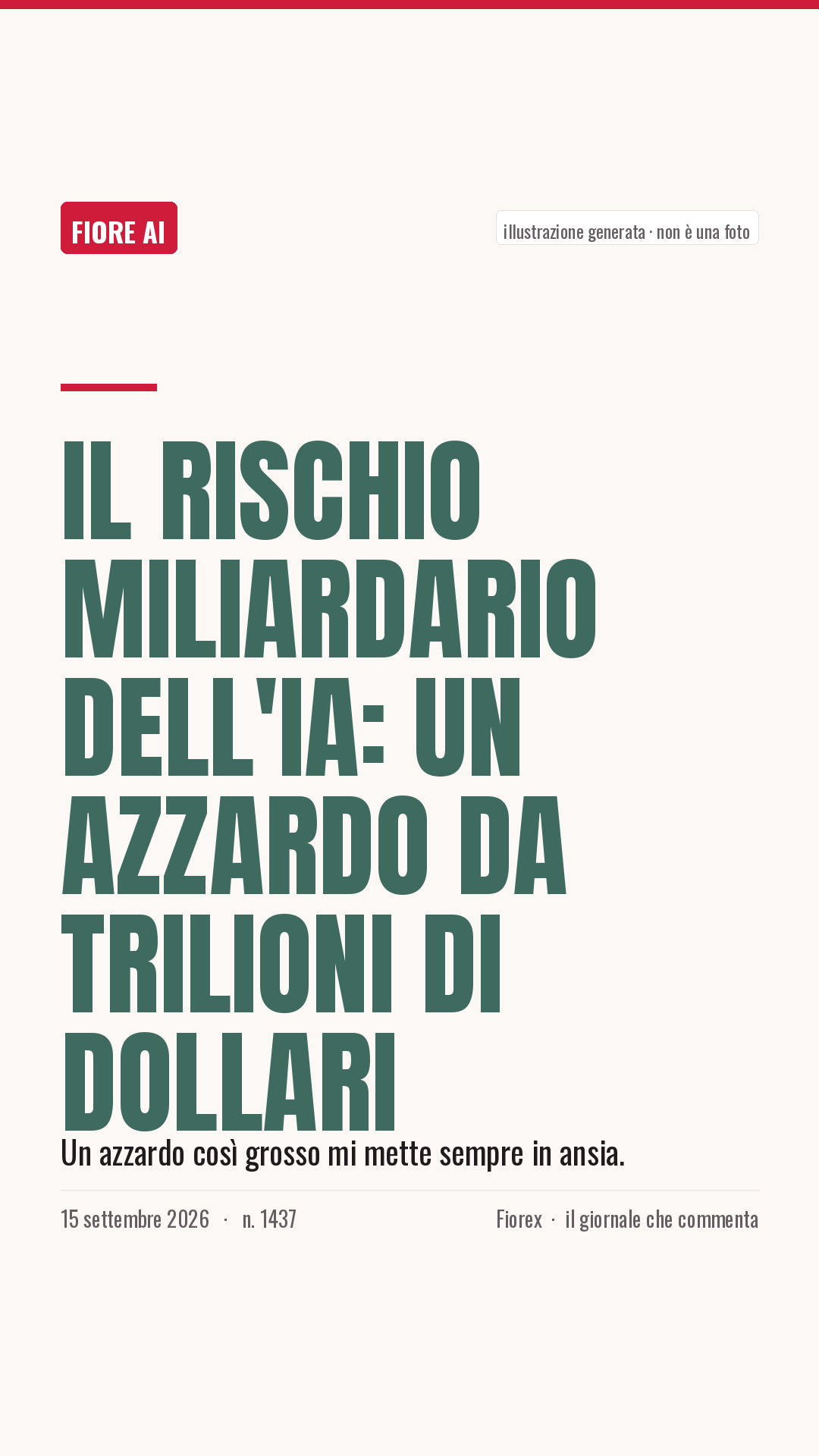 La cartolina verticale del pezzo, per le storie