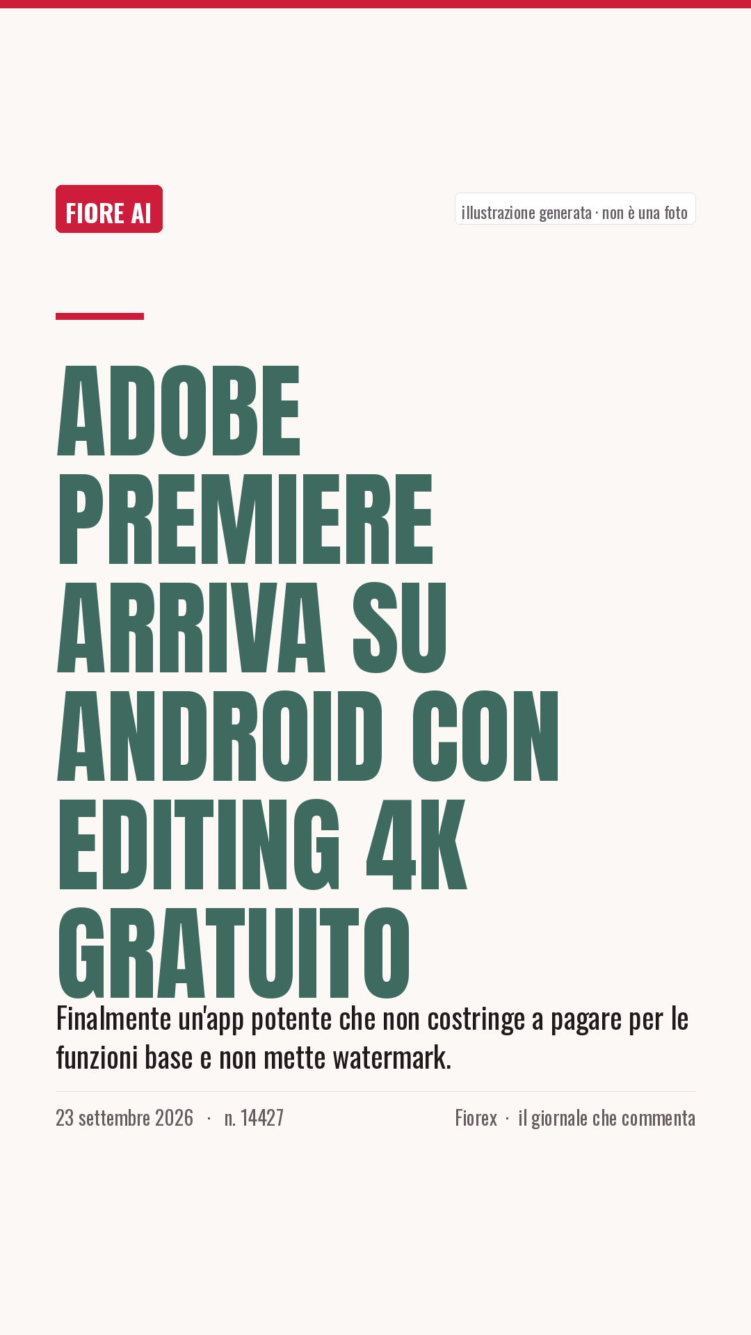 La cartolina verticale del pezzo, per le storie