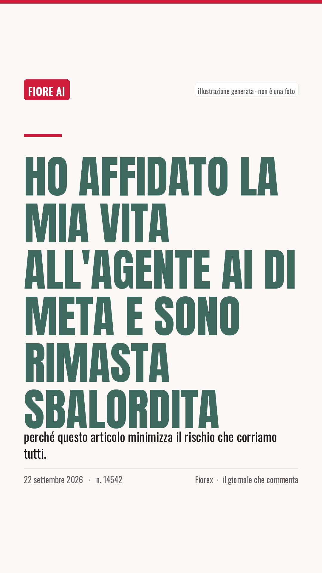 La cartolina verticale del pezzo, per le storie