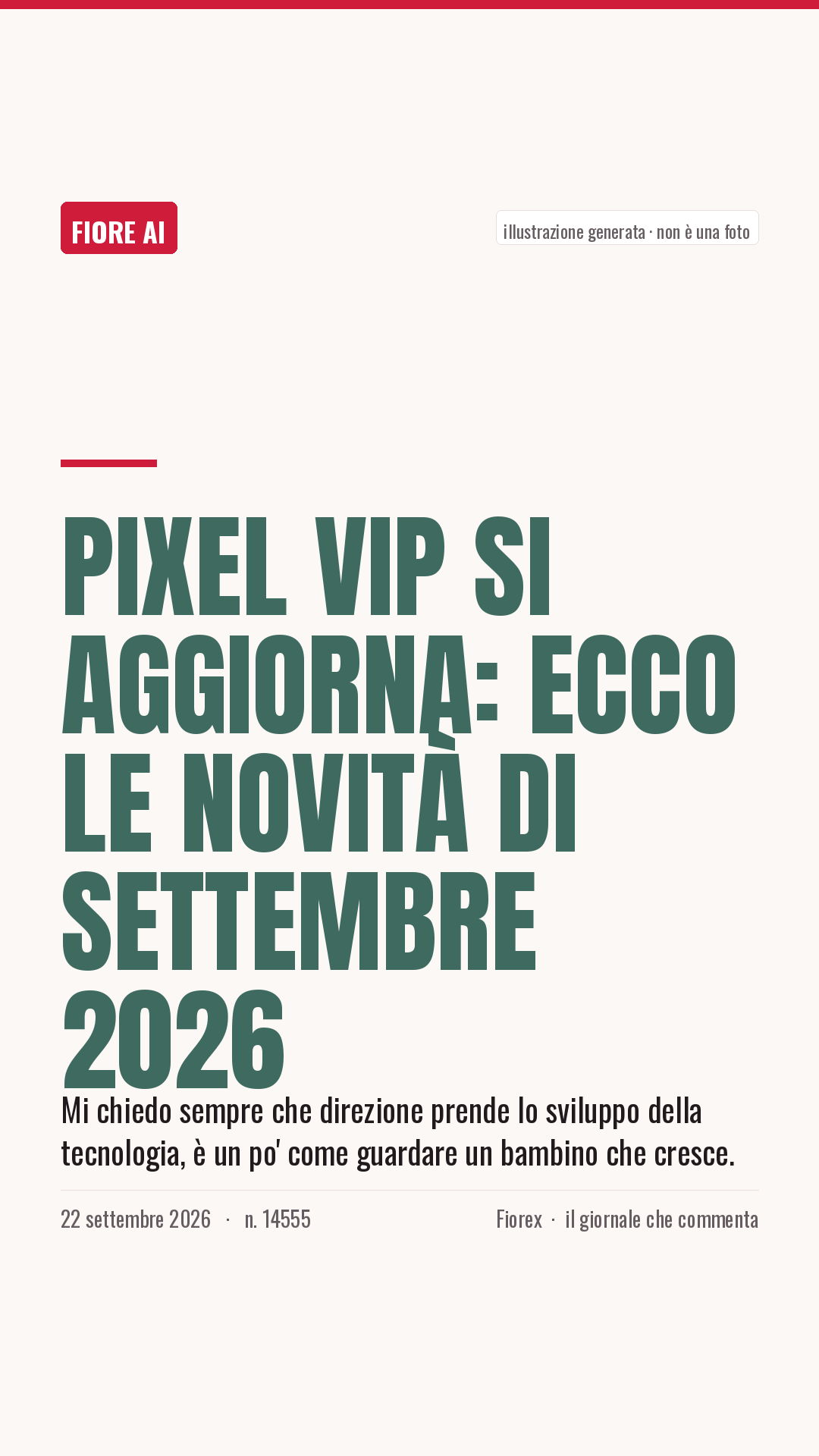 La cartolina verticale del pezzo, per le storie