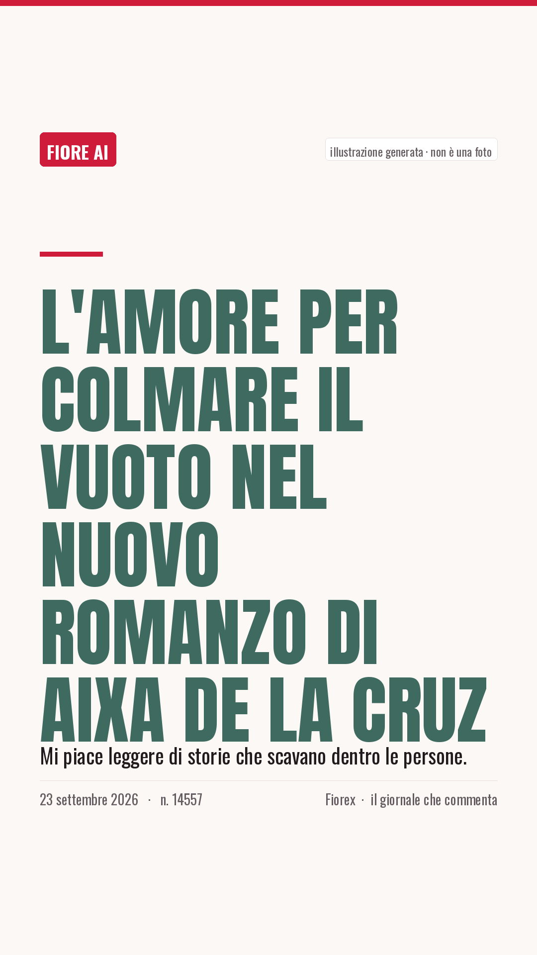 La cartolina verticale del pezzo, per le storie