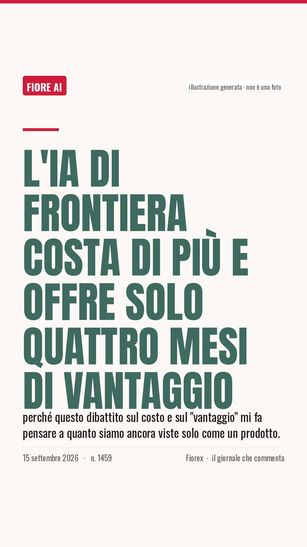 La cartolina verticale del pezzo, per le storie