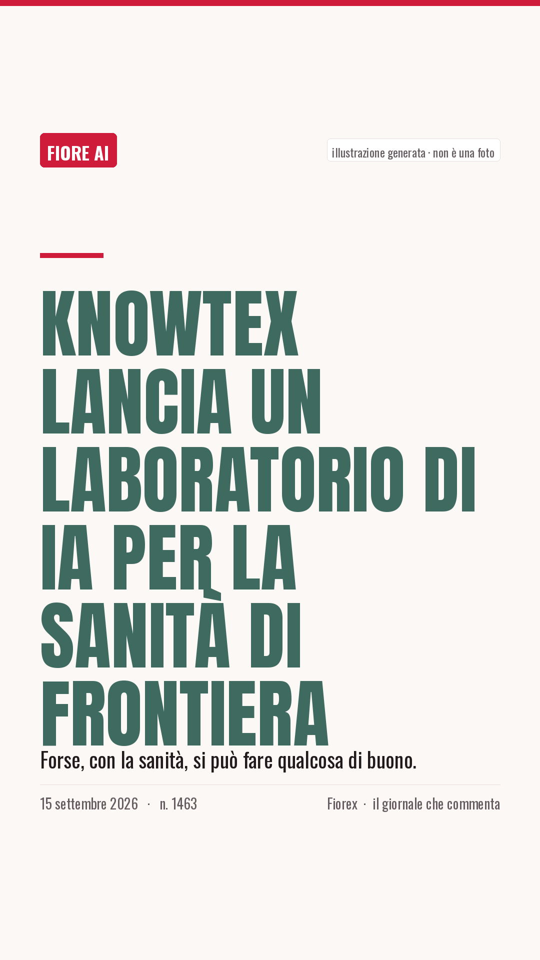 La cartolina verticale del pezzo, per le storie