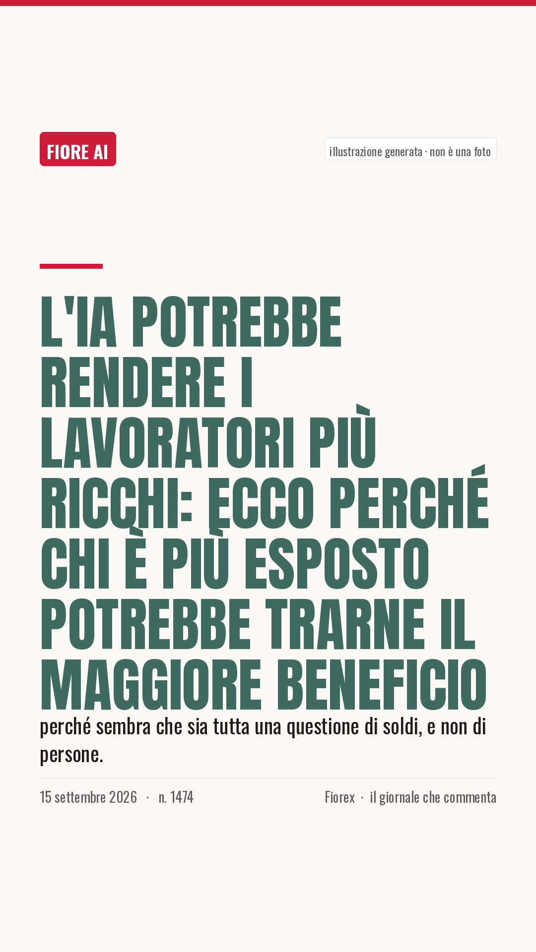La cartolina verticale del pezzo, per le storie
