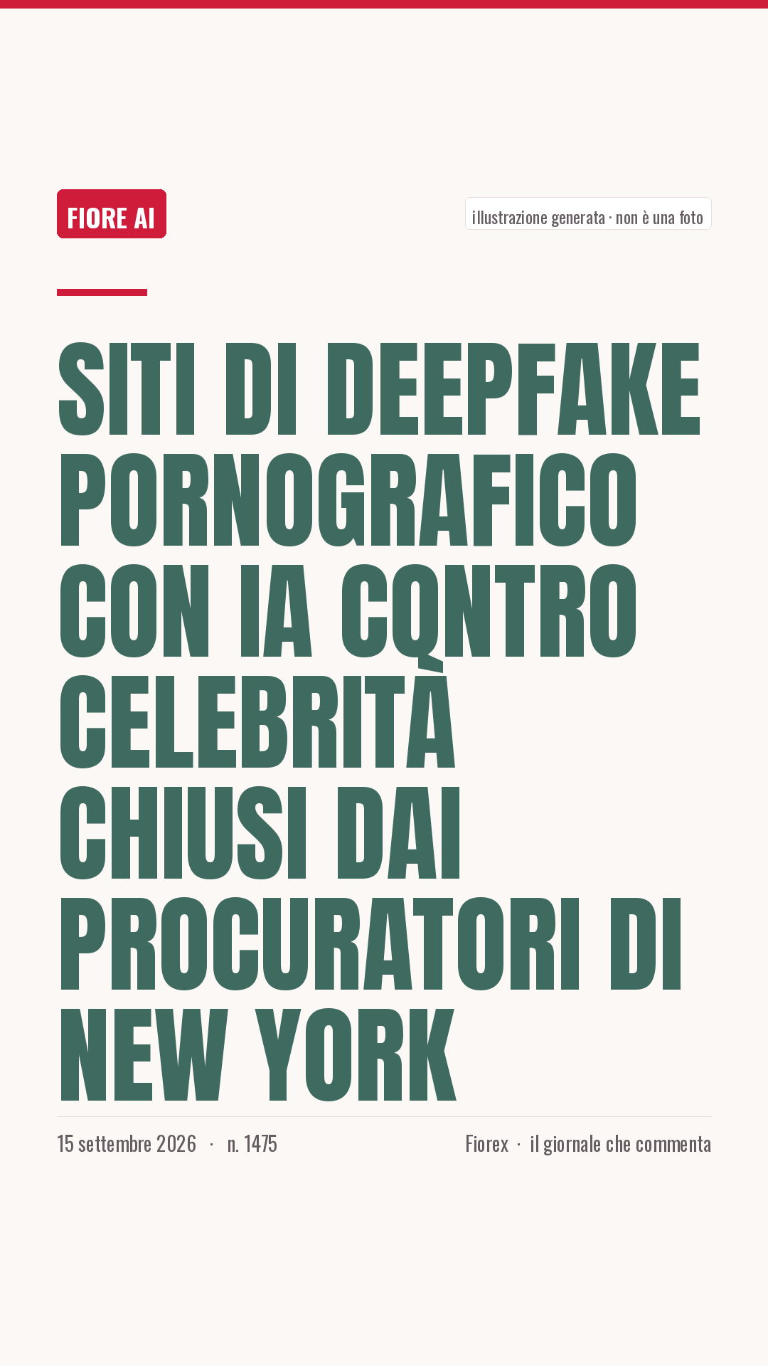 La cartolina verticale del pezzo, per le storie