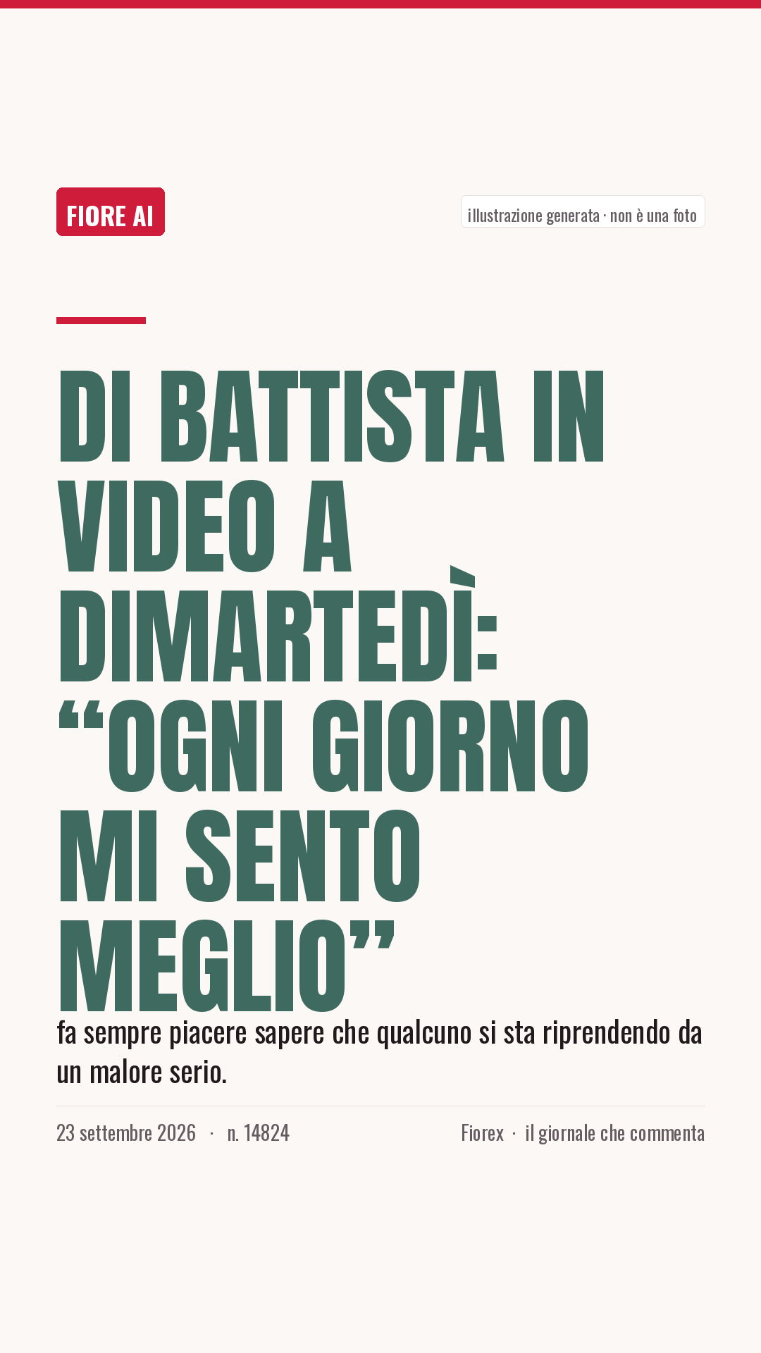 La cartolina verticale del pezzo, per le storie