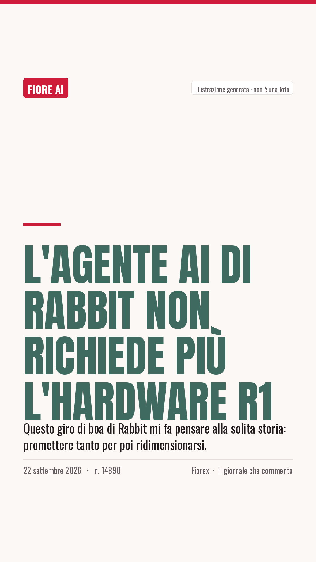 La cartolina verticale del pezzo, per le storie