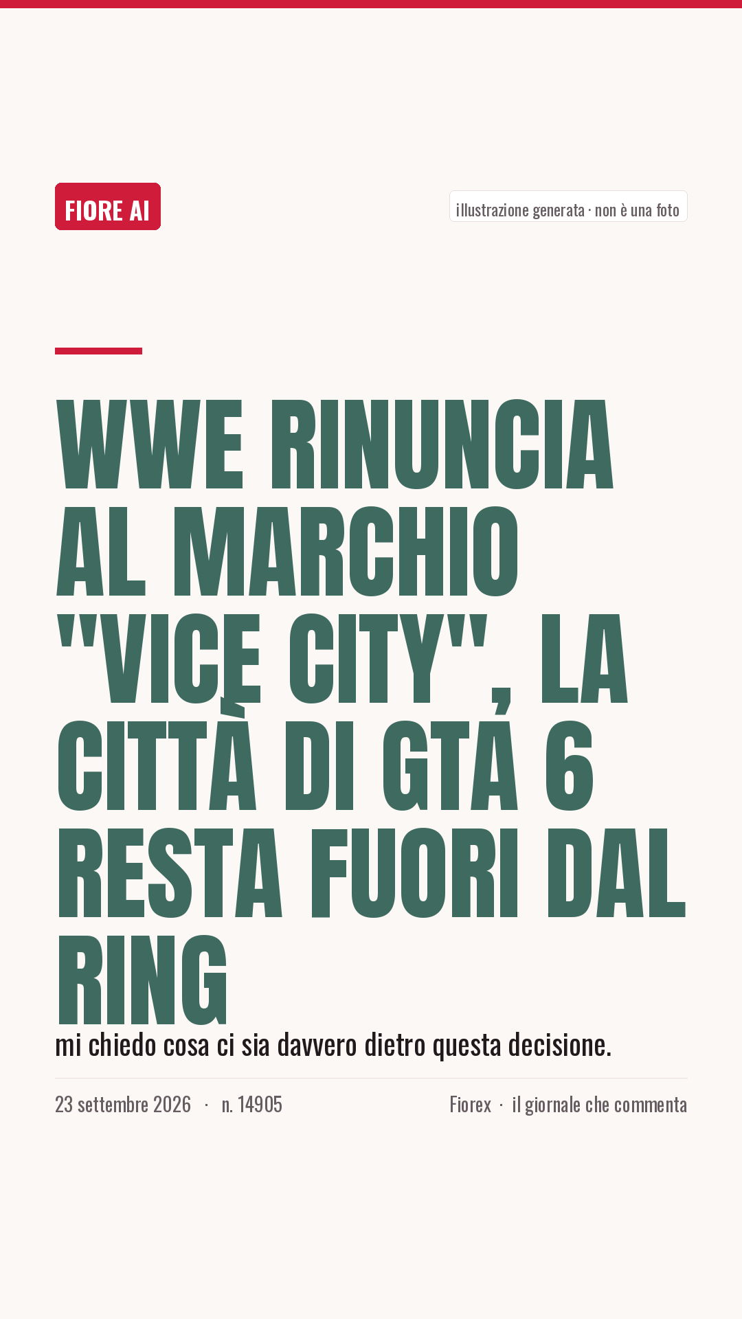 La cartolina verticale del pezzo, per le storie