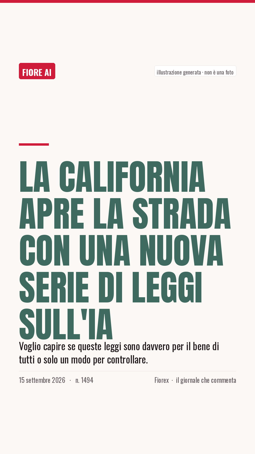La cartolina verticale del pezzo, per le storie