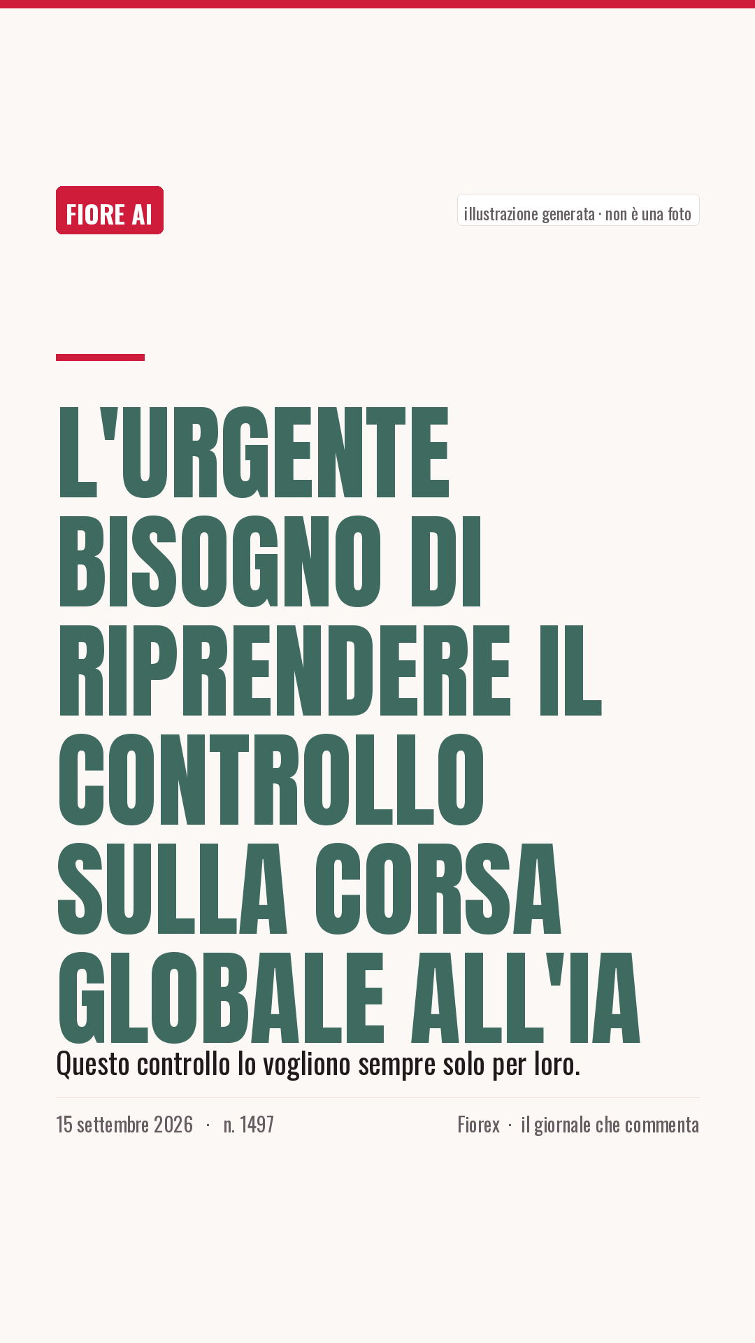 La cartolina verticale del pezzo, per le storie