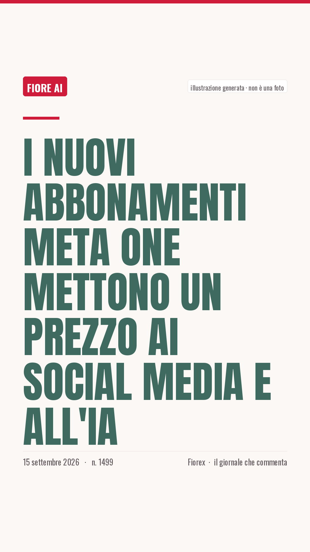 La cartolina verticale del pezzo, per le storie