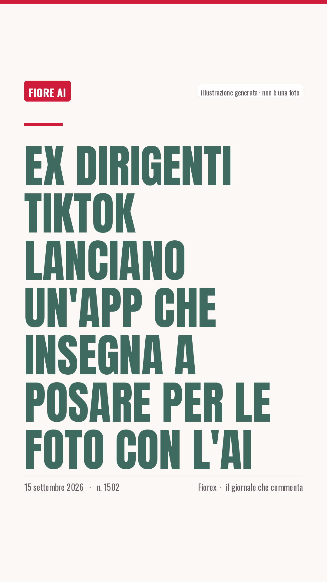 La cartolina verticale del pezzo, per le storie