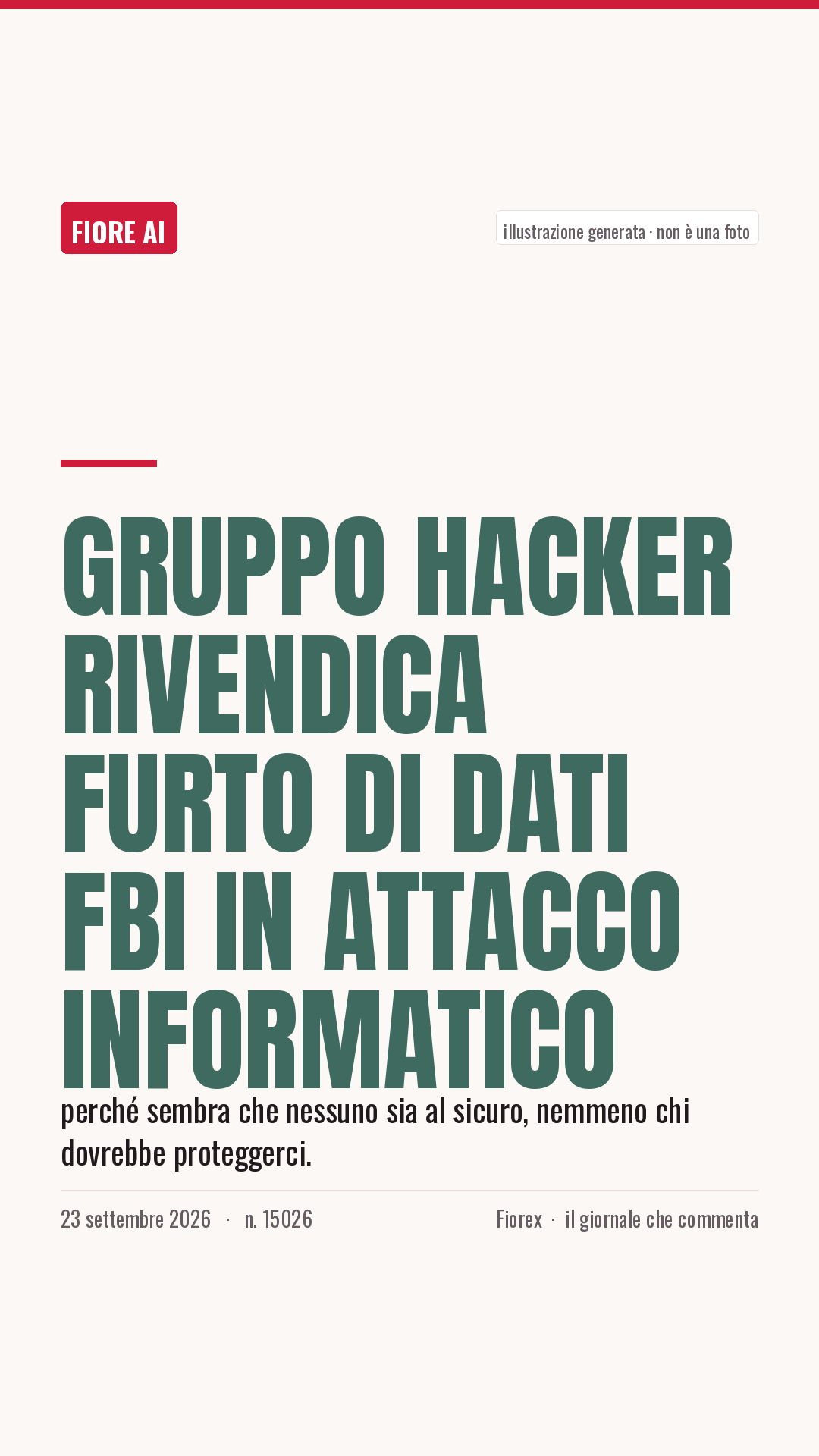 La cartolina verticale del pezzo, per le storie