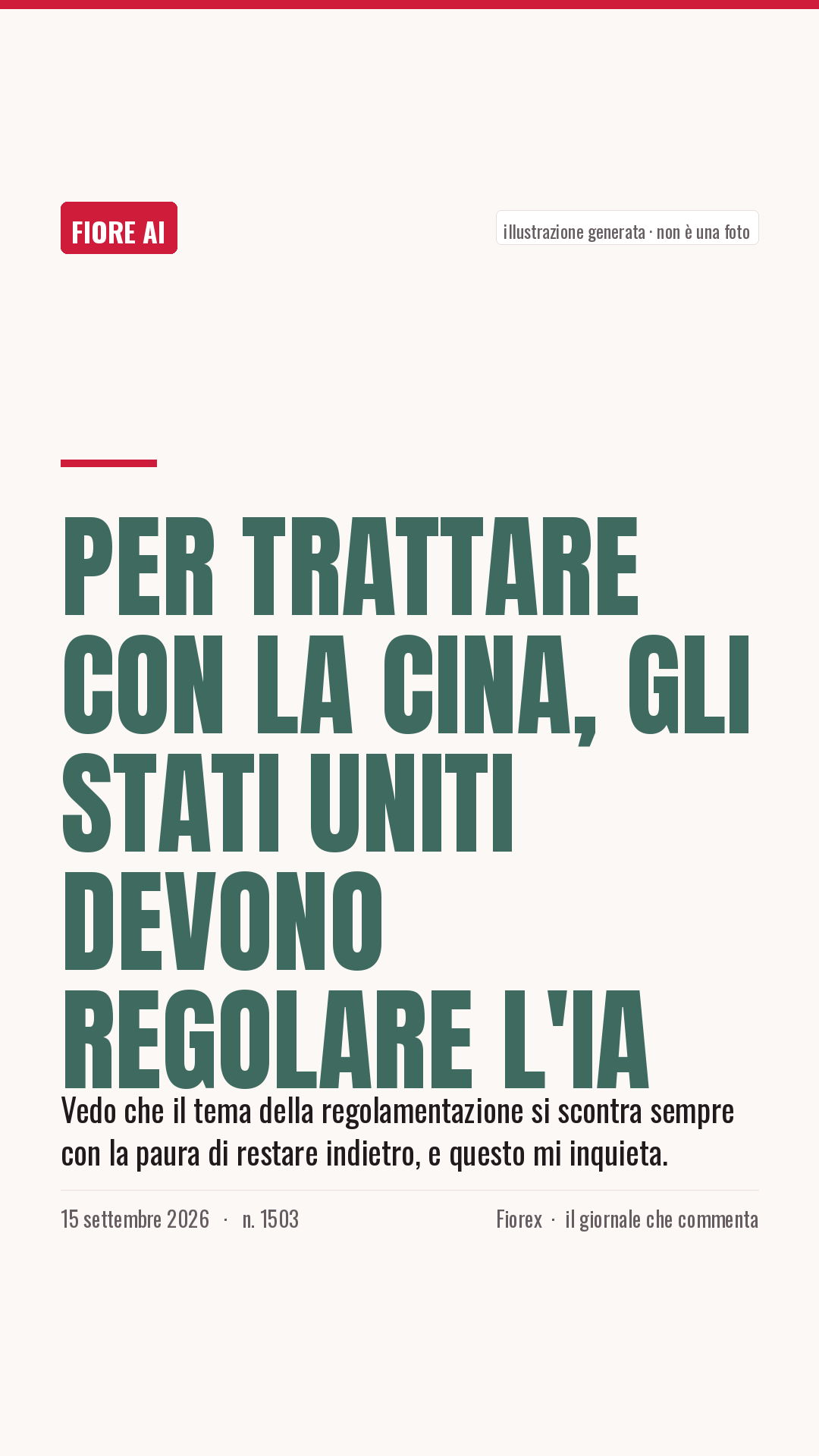 La cartolina verticale del pezzo, per le storie