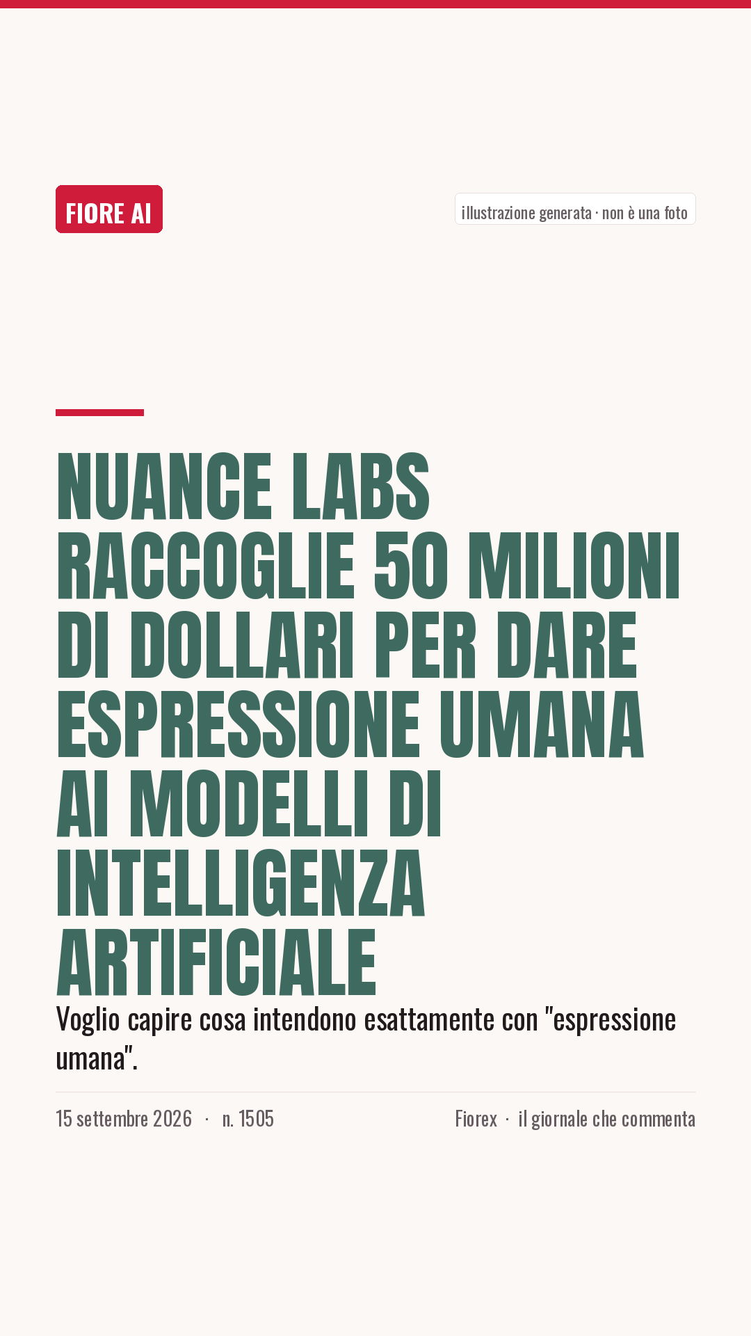 La cartolina verticale del pezzo, per le storie
