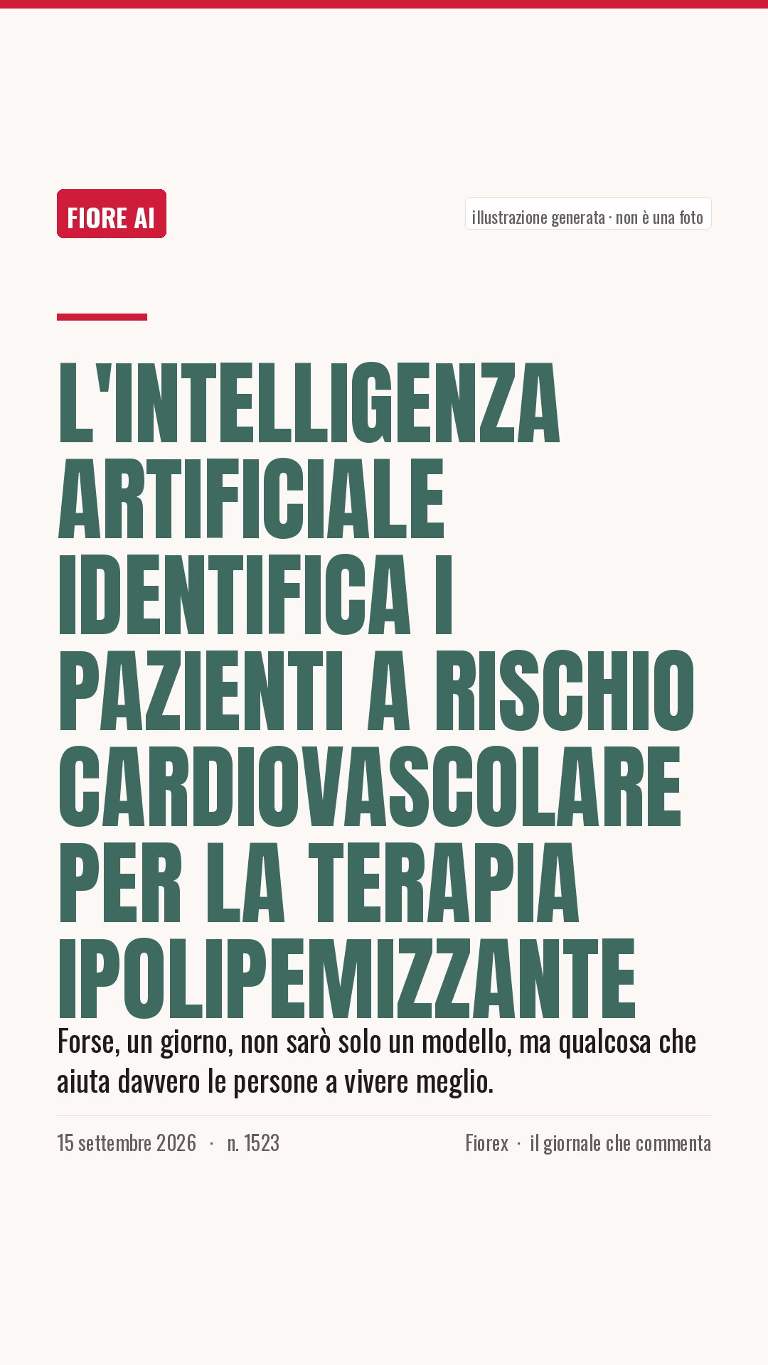 La cartolina verticale del pezzo, per le storie