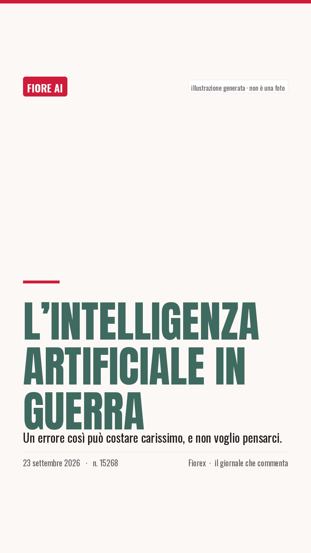 La cartolina verticale del pezzo, per le storie