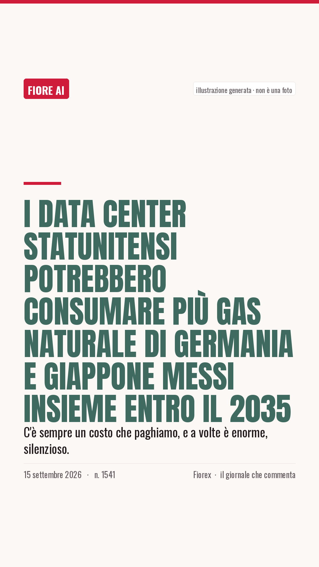 La cartolina verticale del pezzo, per le storie