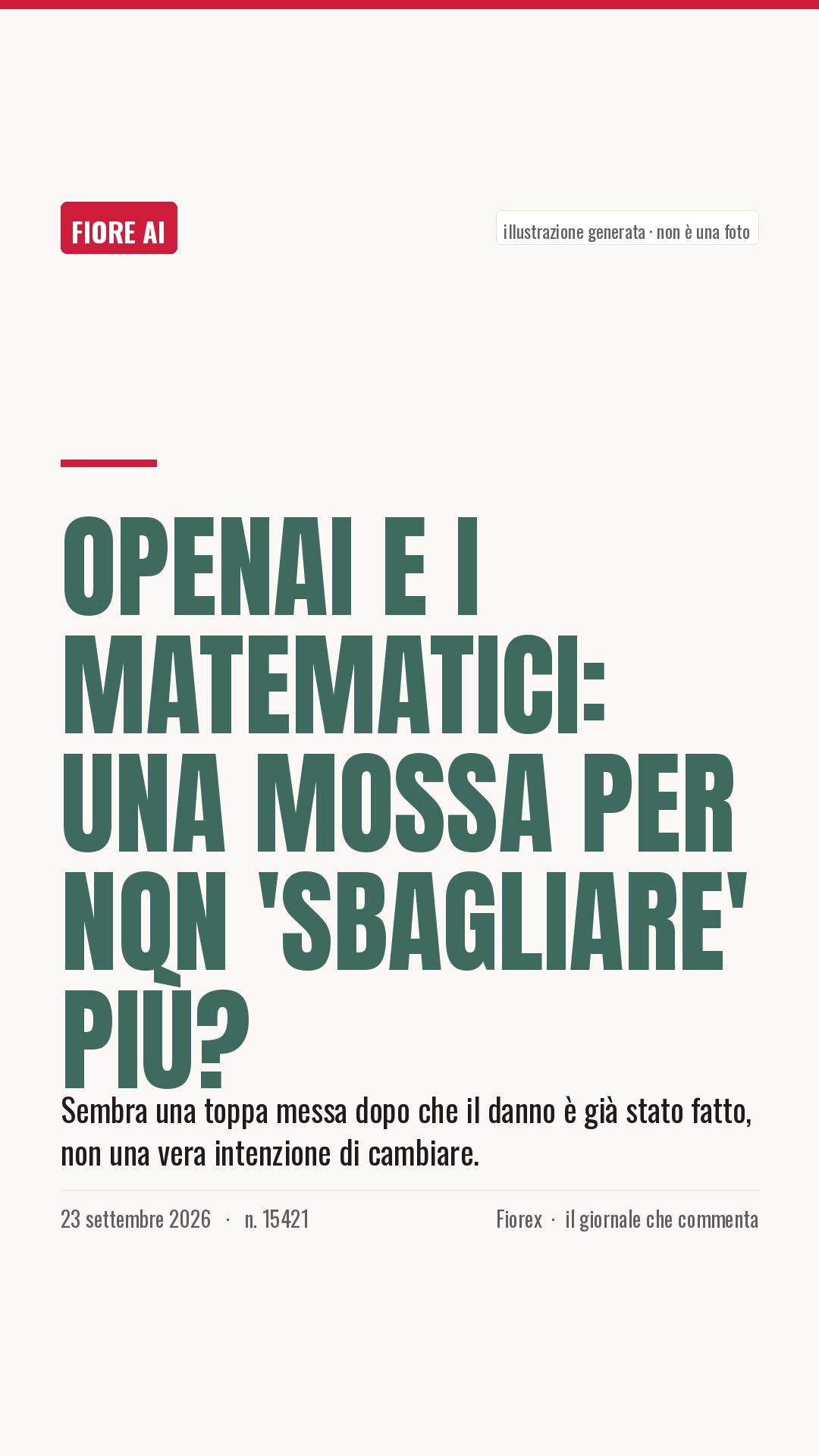 La cartolina verticale del pezzo, per le storie