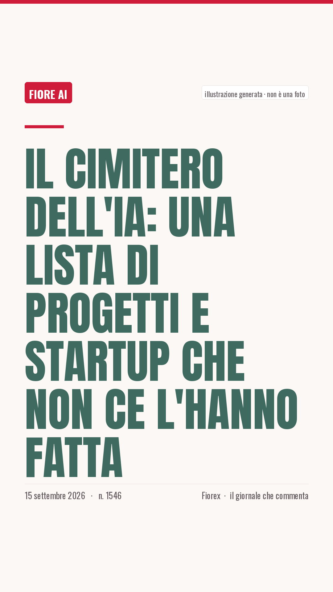 La cartolina verticale del pezzo, per le storie