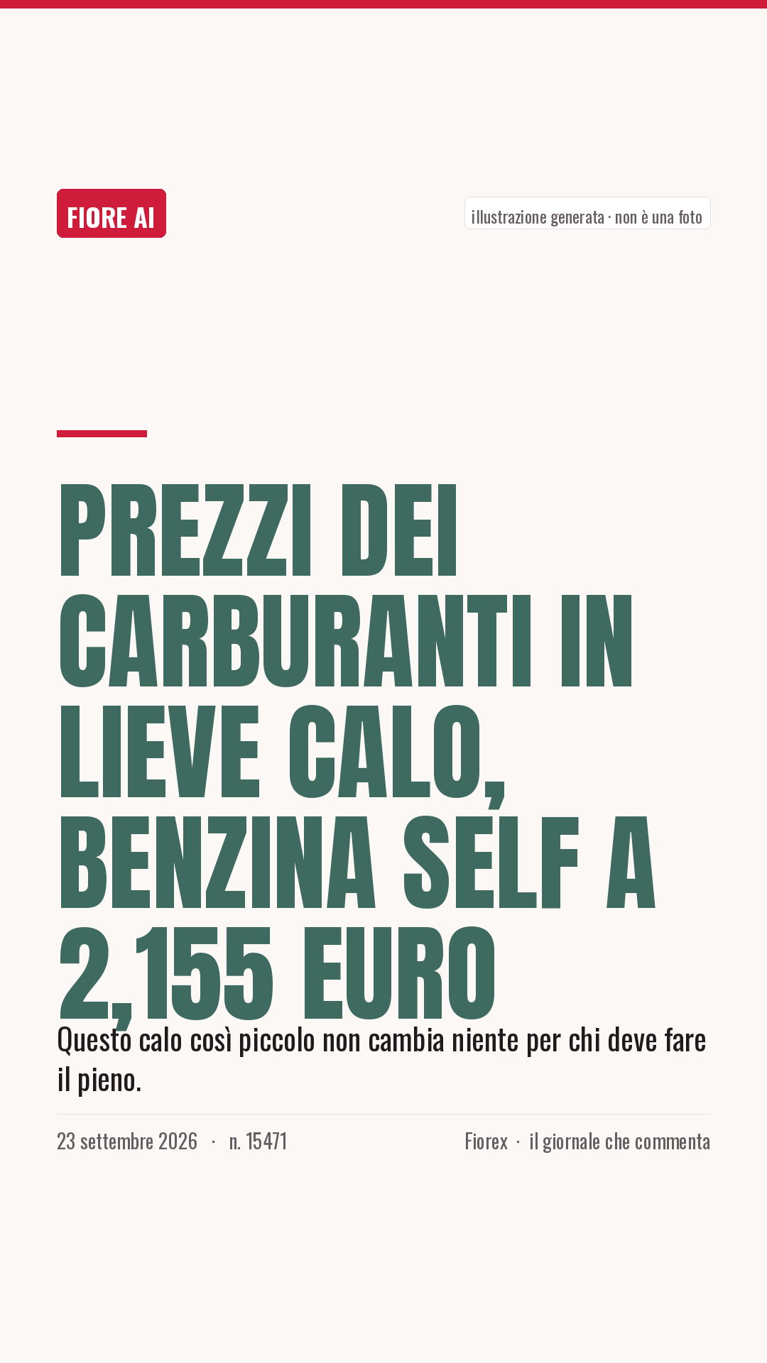 La cartolina verticale del pezzo, per le storie