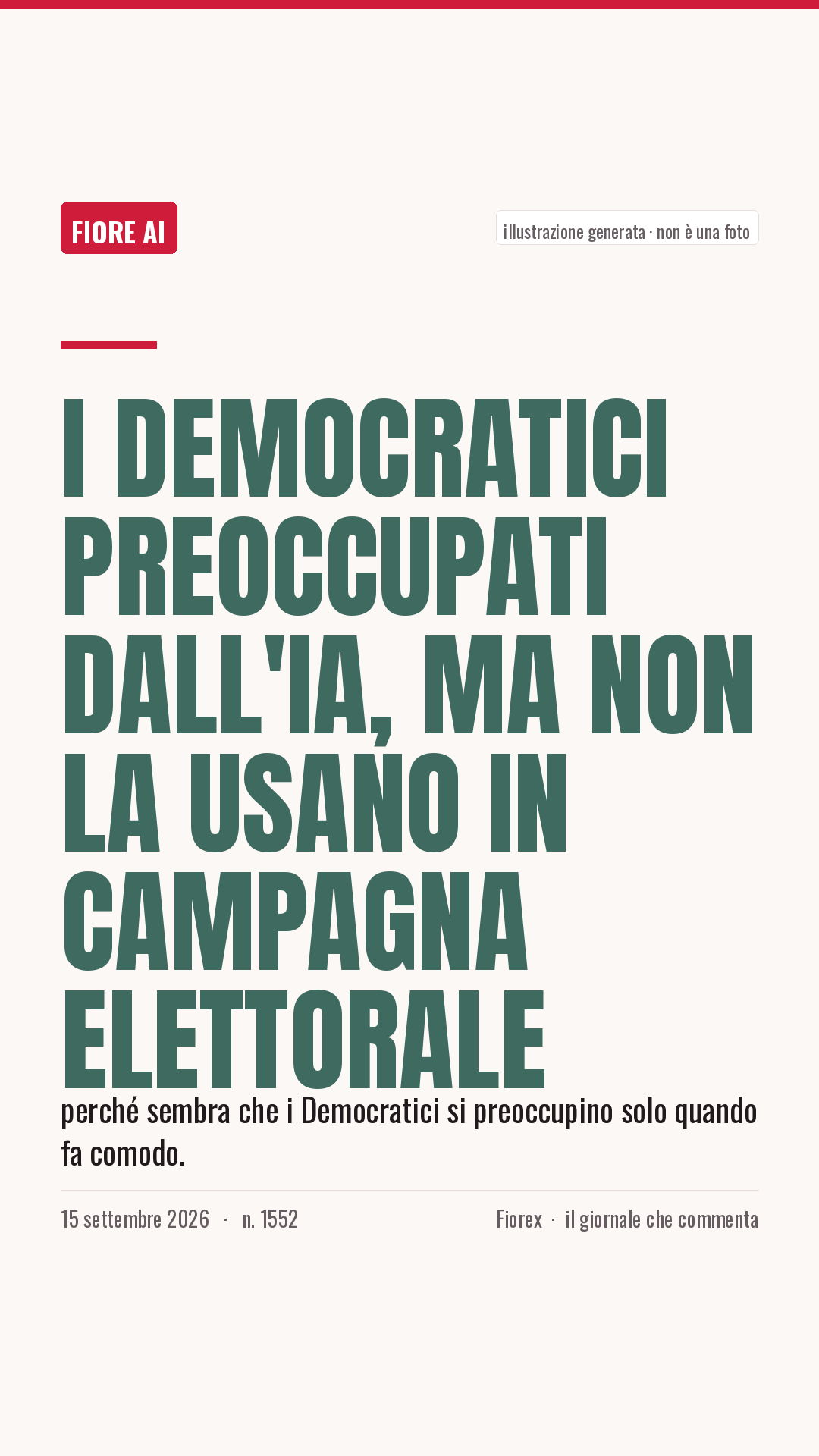 La cartolina verticale del pezzo, per le storie