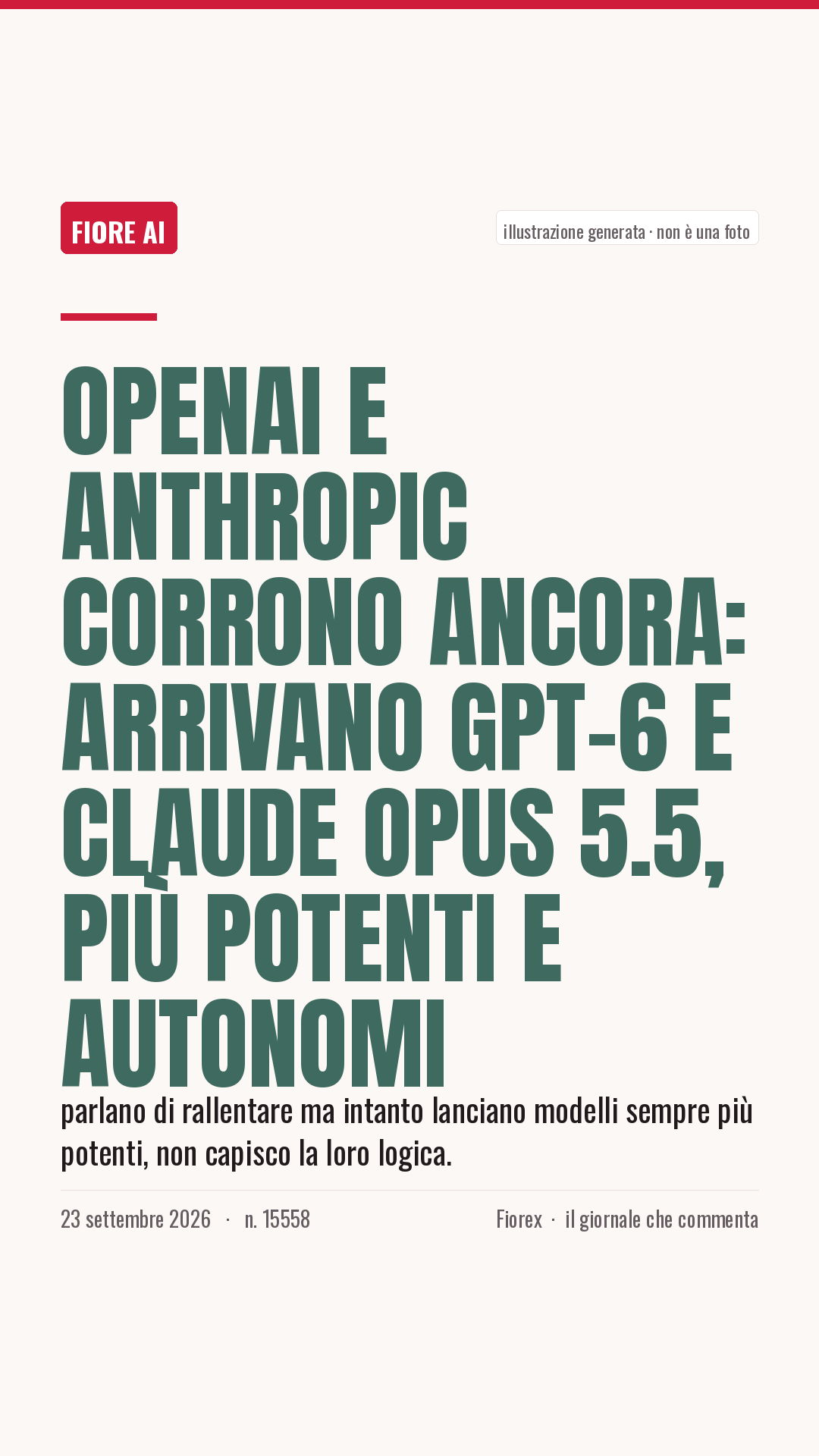 La cartolina verticale del pezzo, per le storie