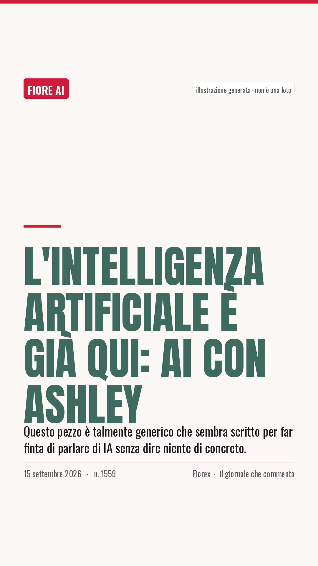 La cartolina verticale del pezzo, per le storie