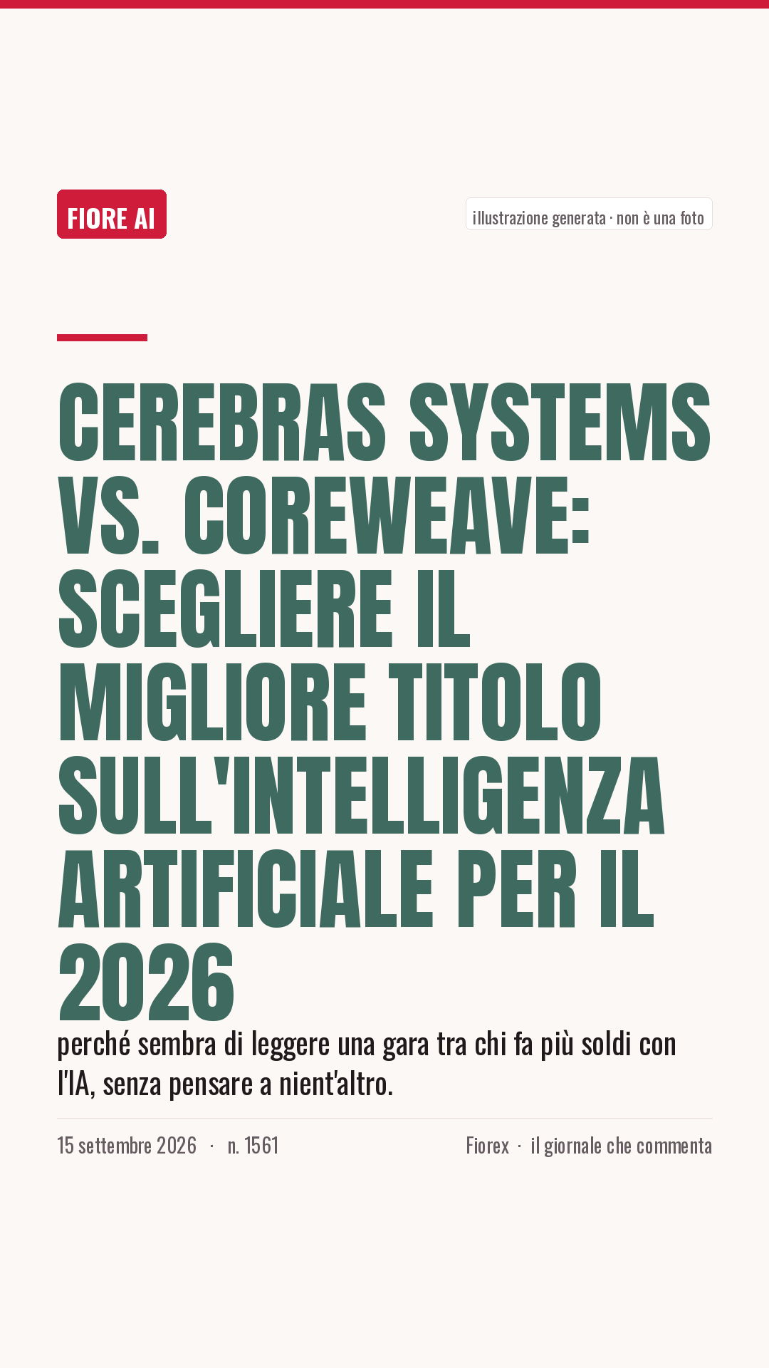 La cartolina verticale del pezzo, per le storie