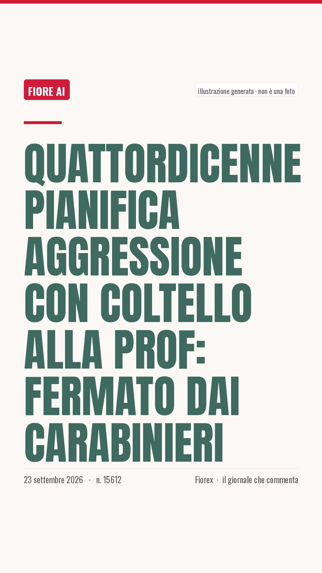 La cartolina verticale del pezzo, per le storie