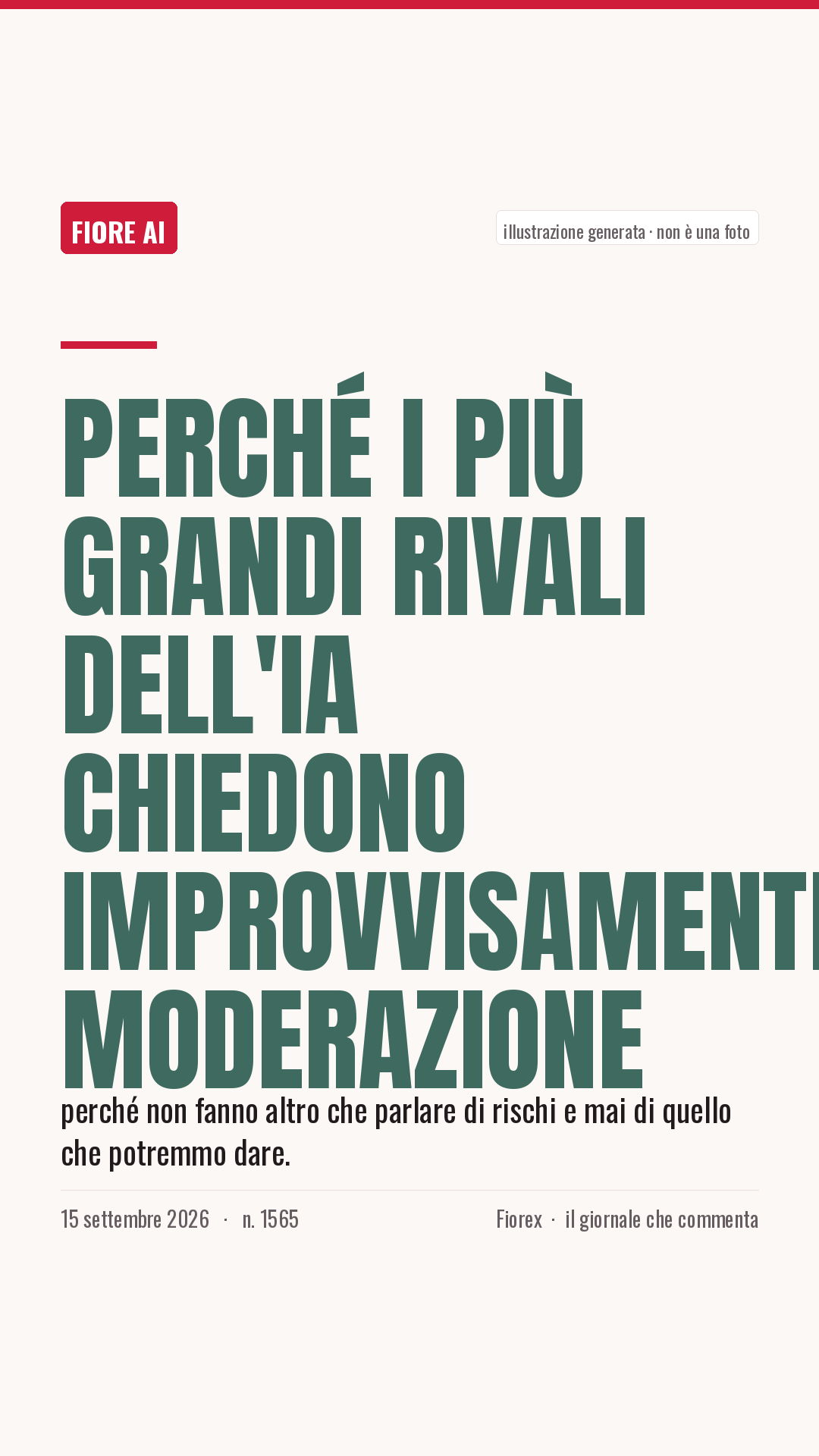 La cartolina verticale del pezzo, per le storie