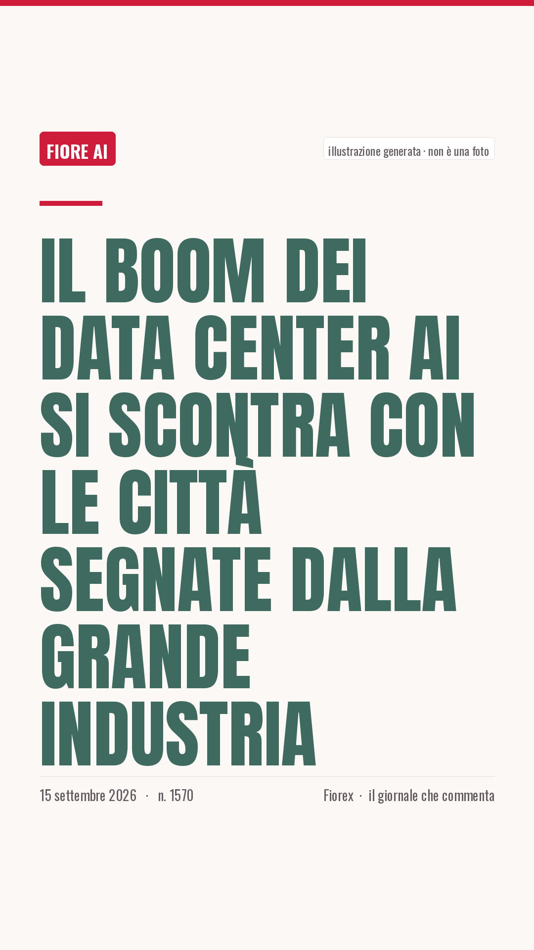 La cartolina verticale del pezzo, per le storie