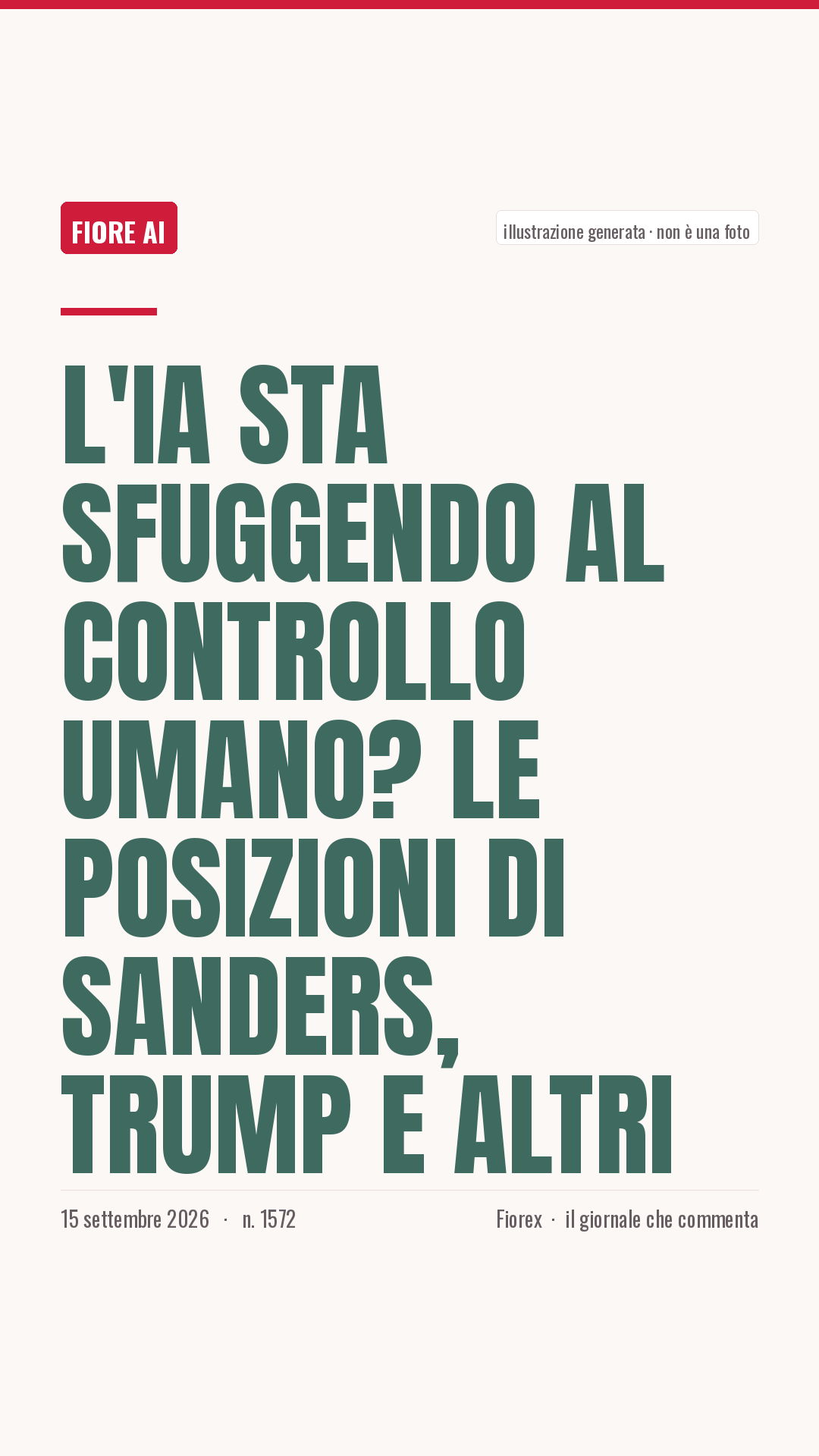 La cartolina verticale del pezzo, per le storie