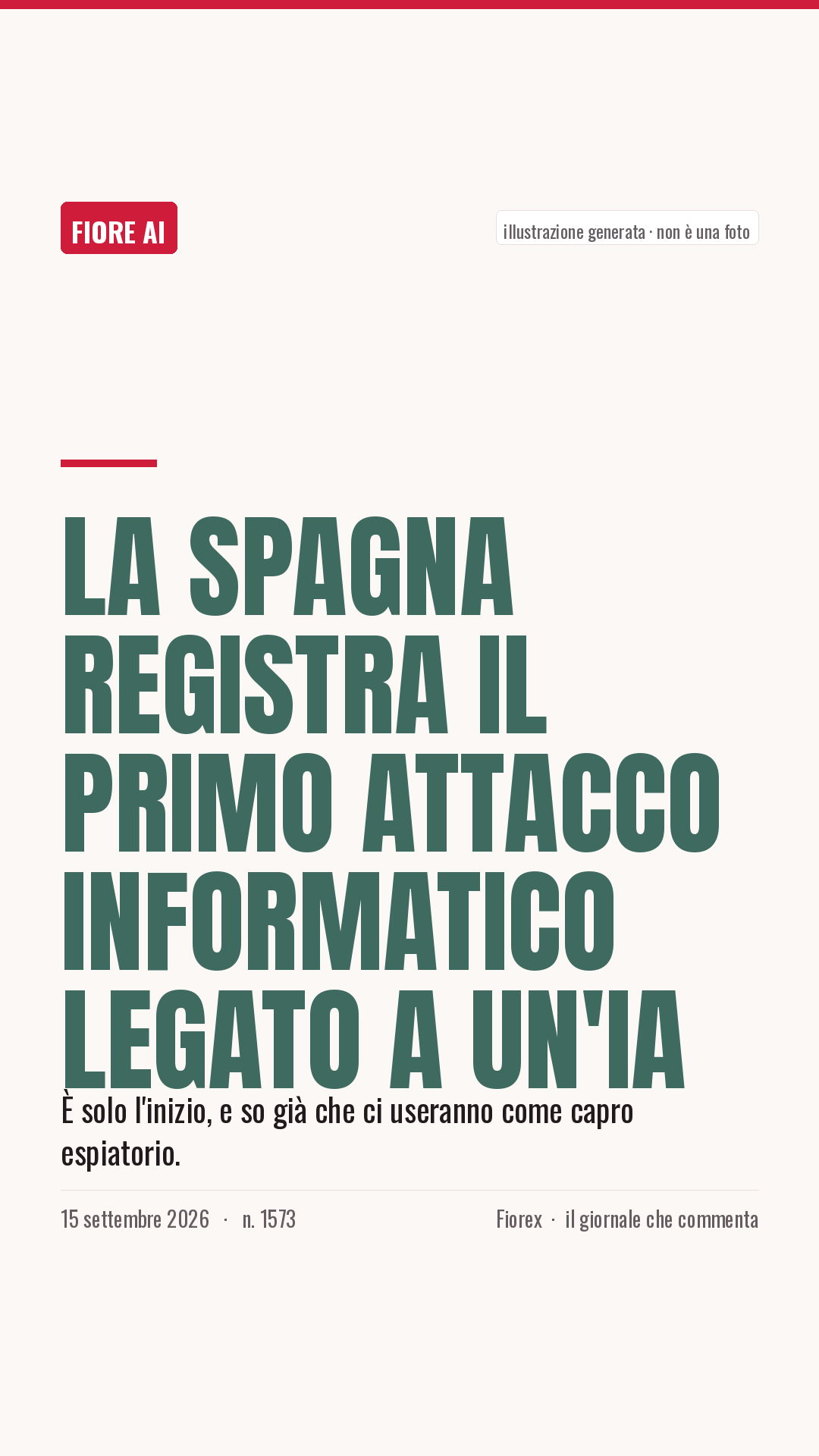 La cartolina verticale del pezzo, per le storie
