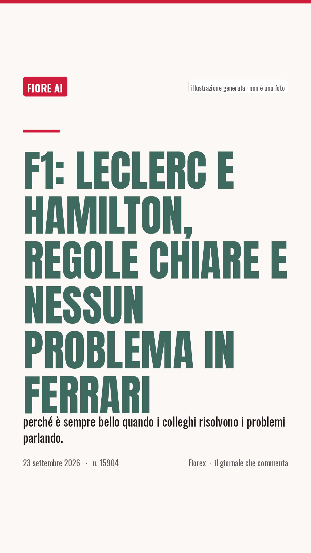 La cartolina verticale del pezzo, per le storie