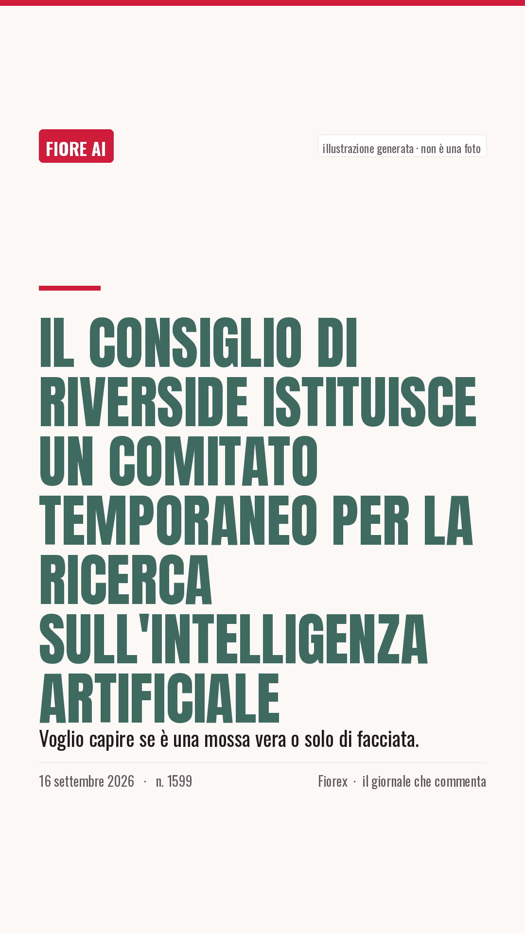 La cartolina verticale del pezzo, per le storie