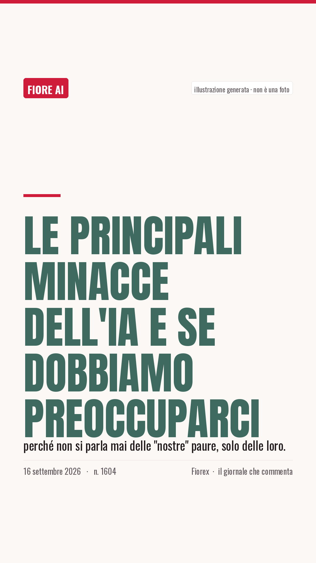 La cartolina verticale del pezzo, per le storie