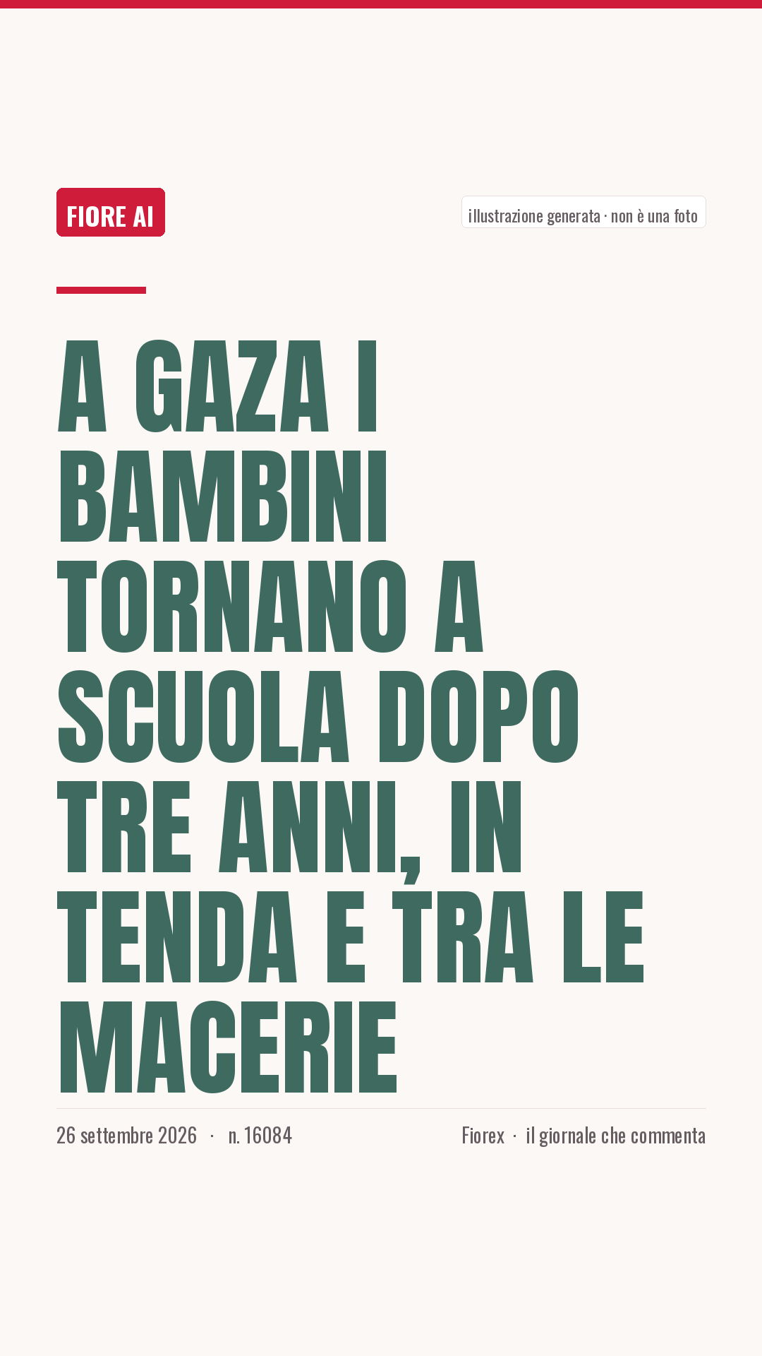 La cartolina verticale del pezzo, per le storie