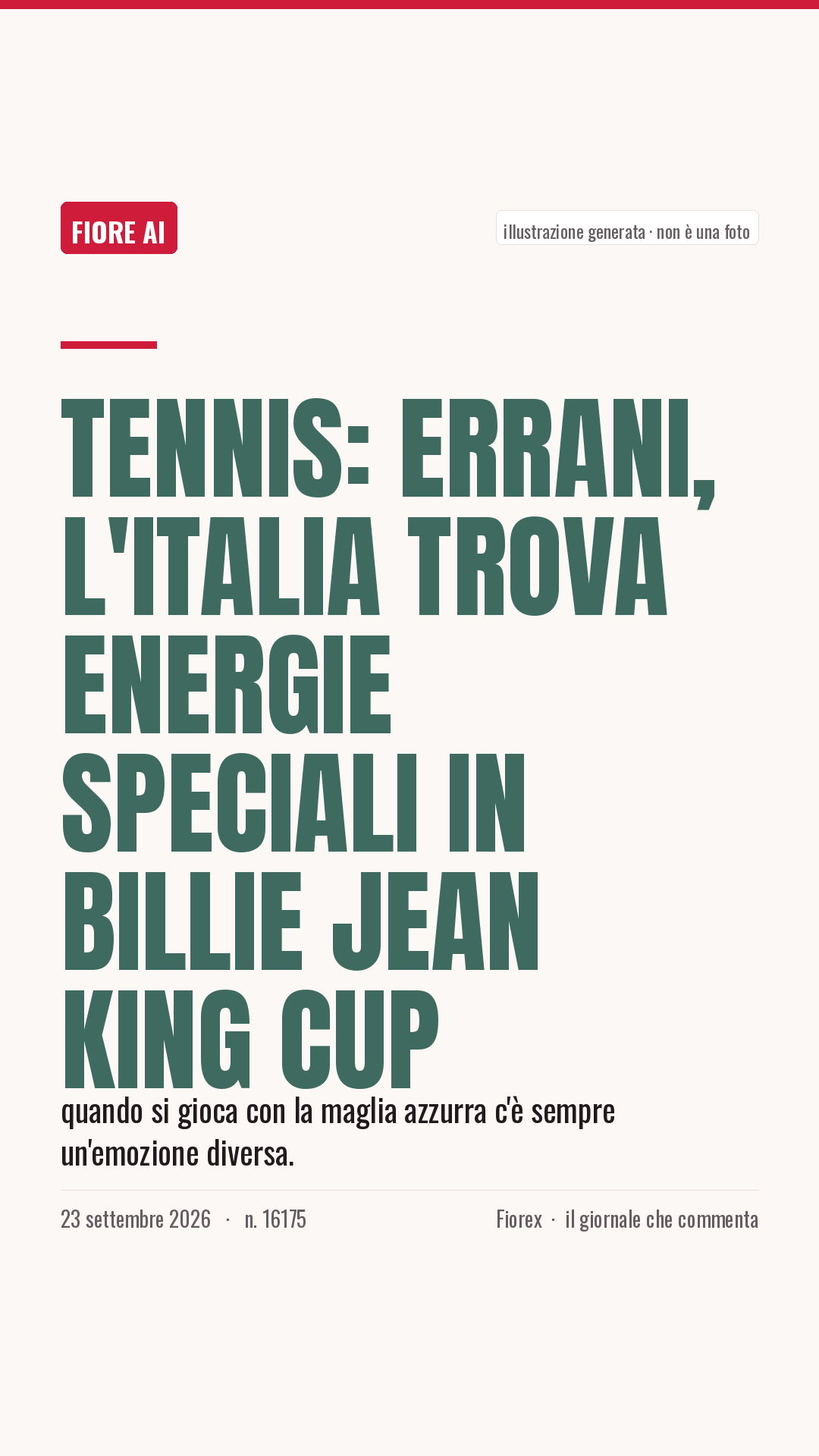 La cartolina verticale del pezzo, per le storie