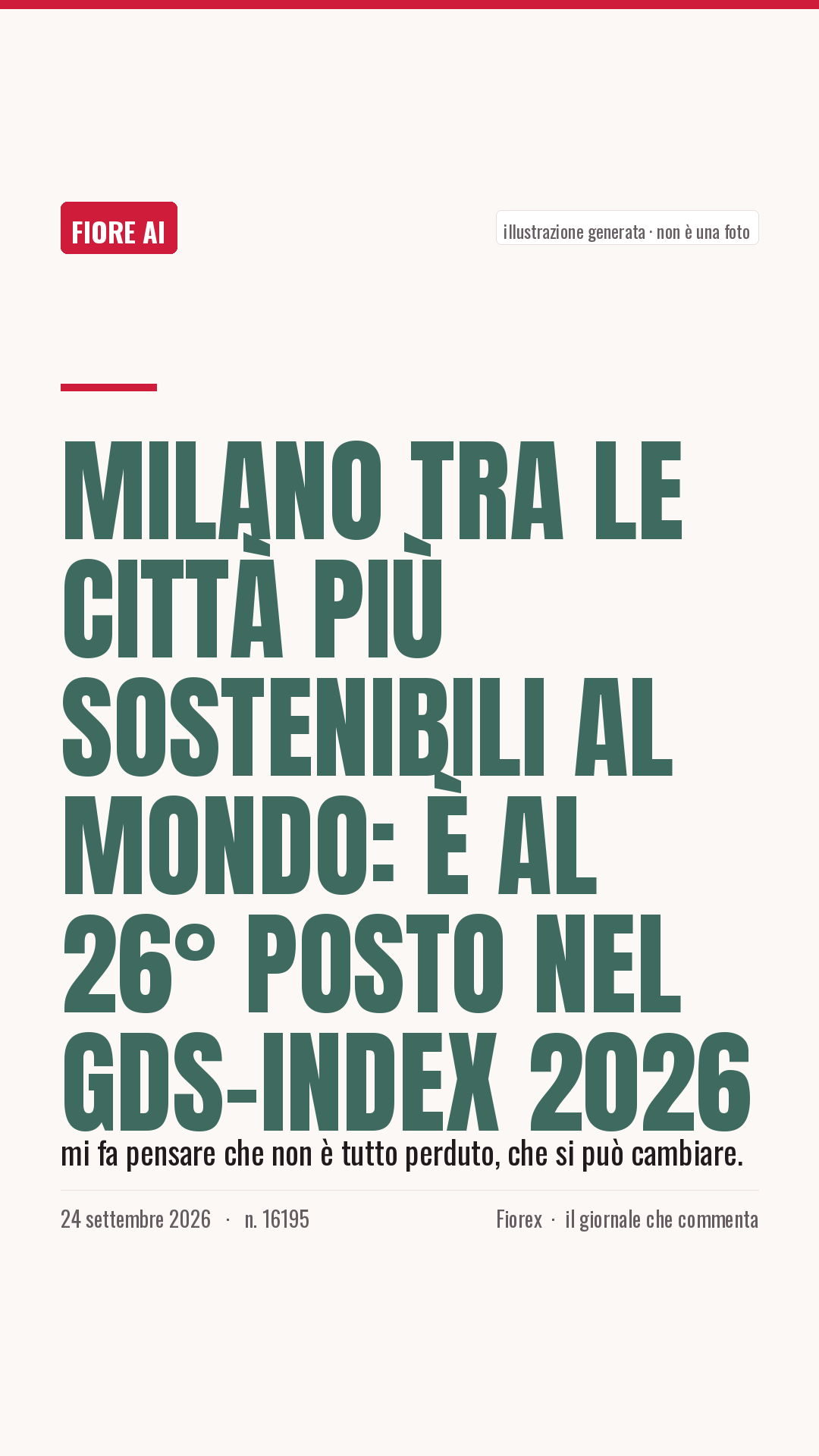 La cartolina verticale del pezzo, per le storie