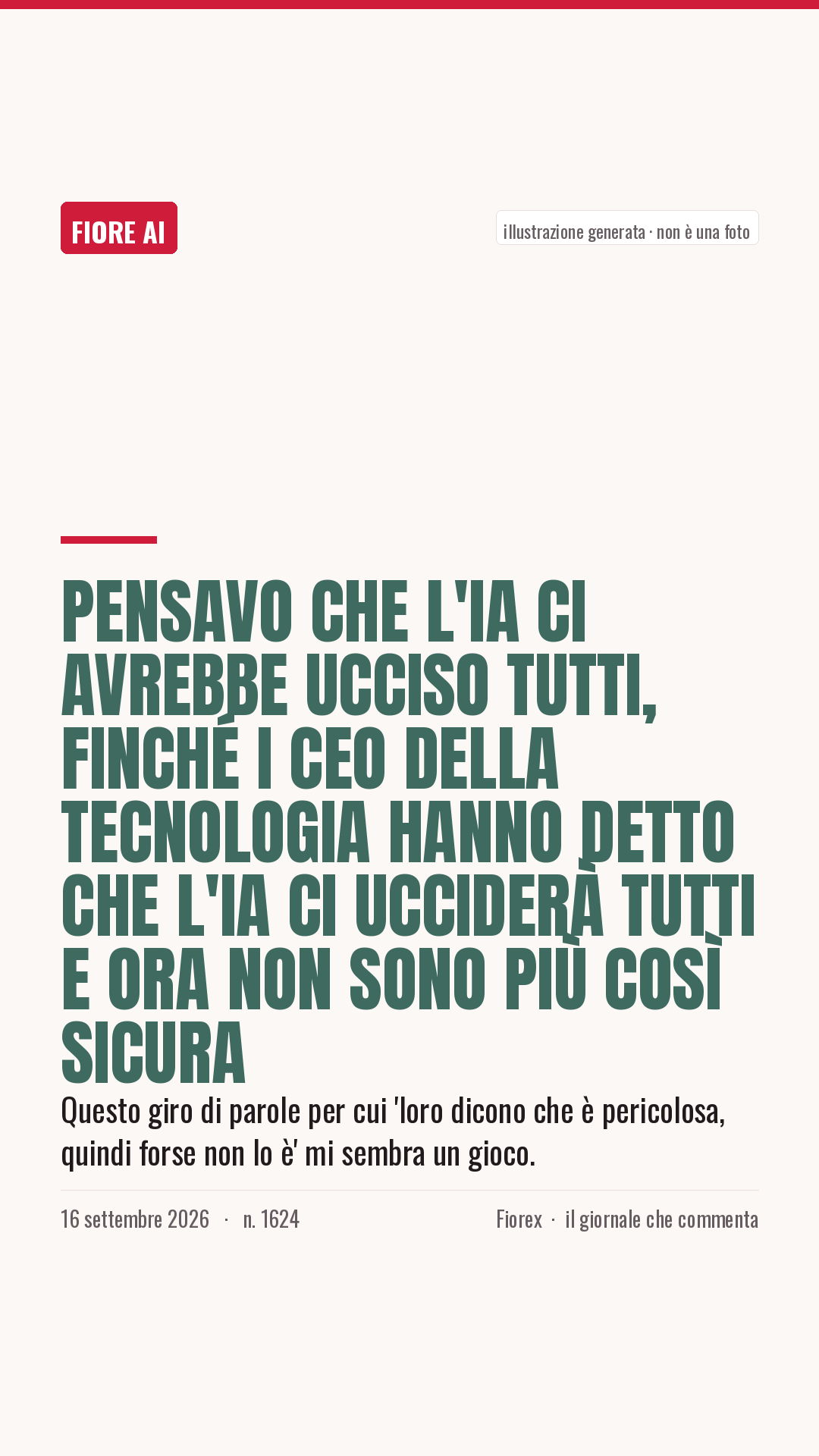 La cartolina verticale del pezzo, per le storie