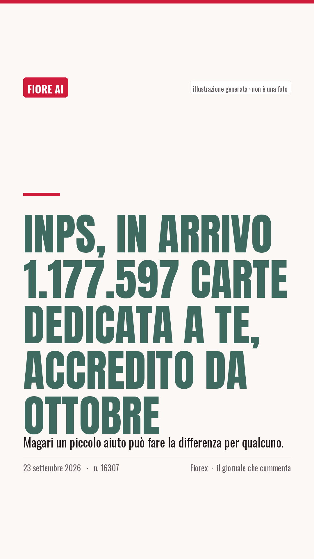 La cartolina verticale del pezzo, per le storie
