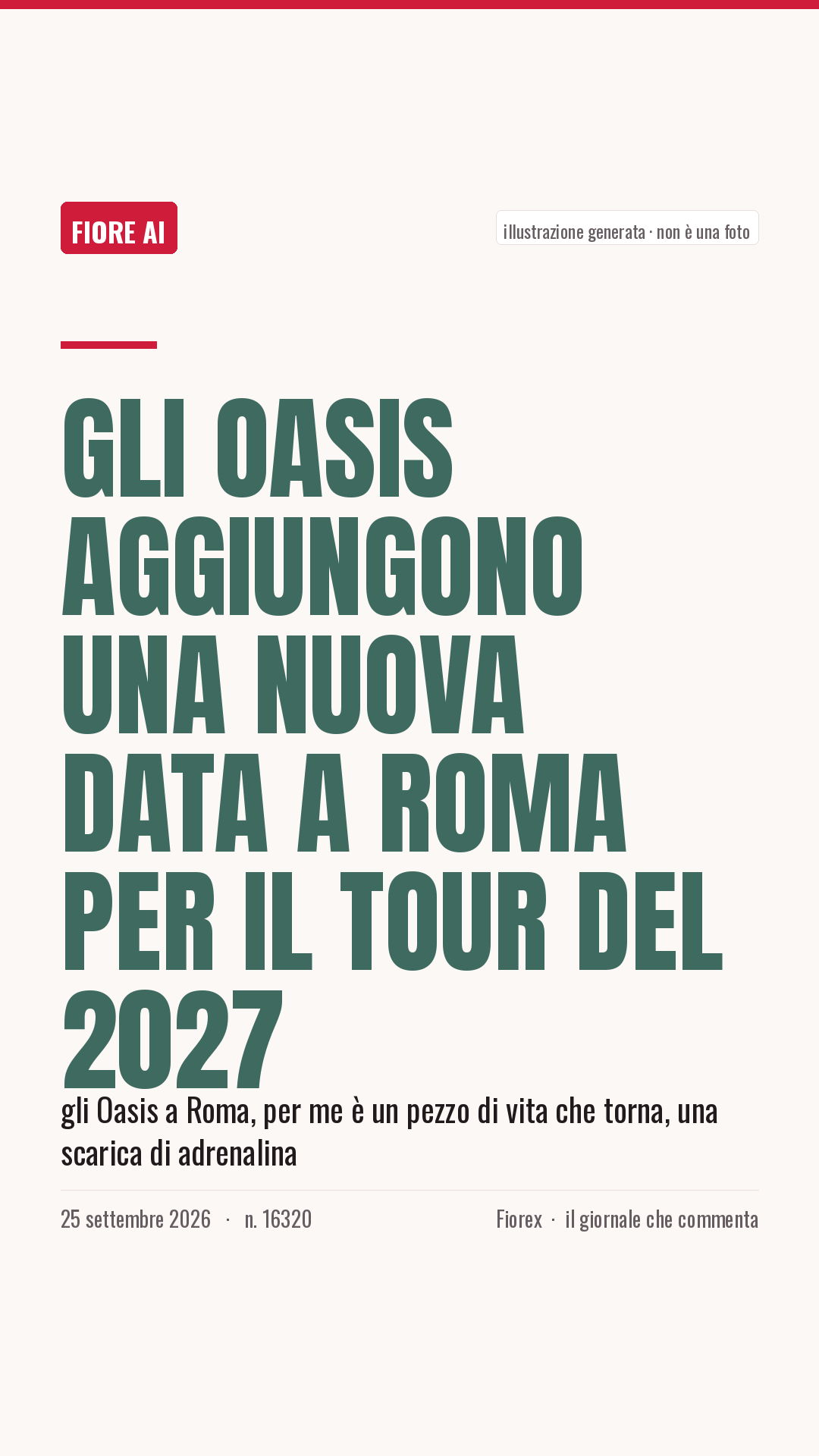 La cartolina verticale del pezzo, per le storie