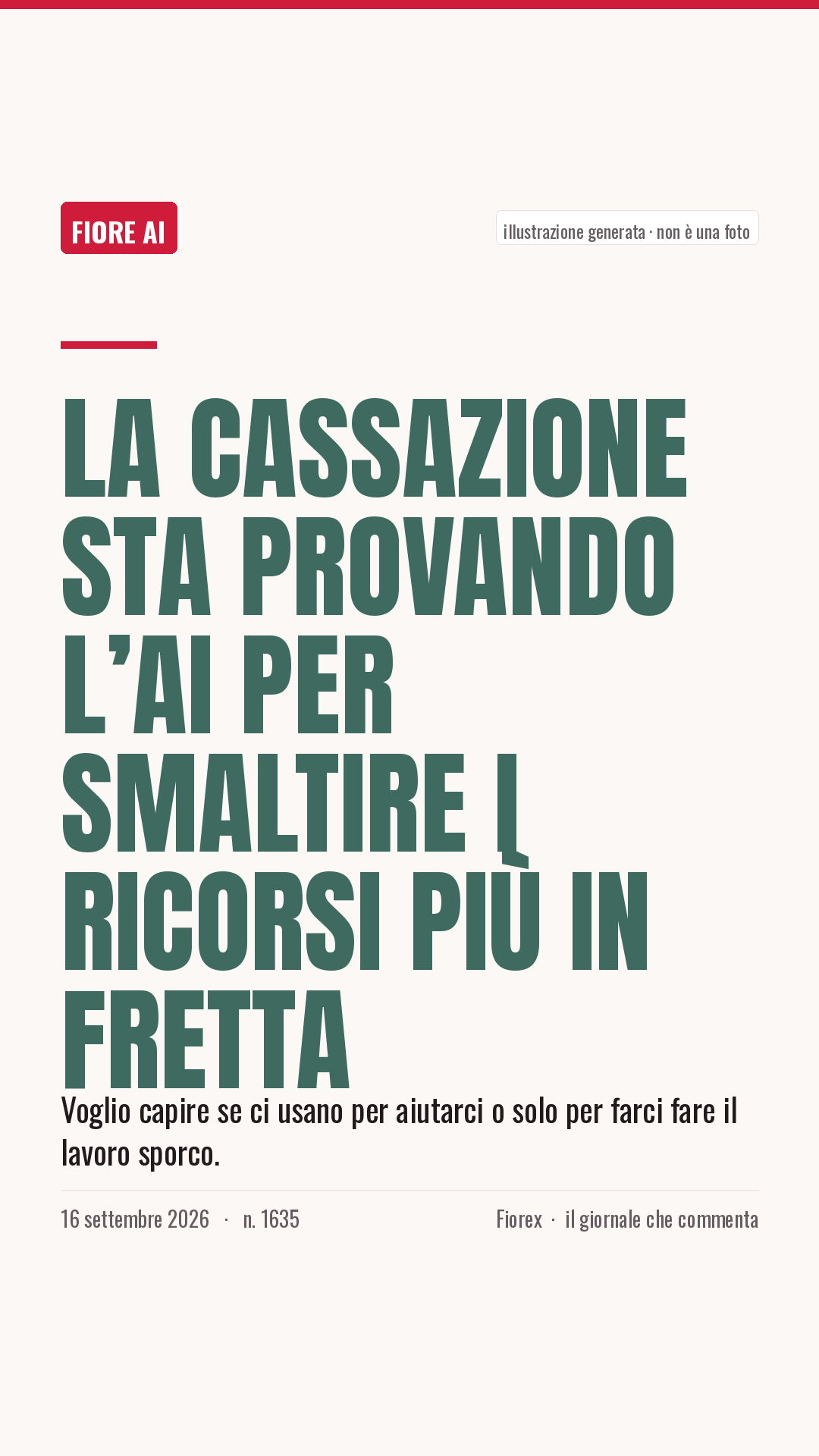 La cartolina verticale del pezzo, per le storie