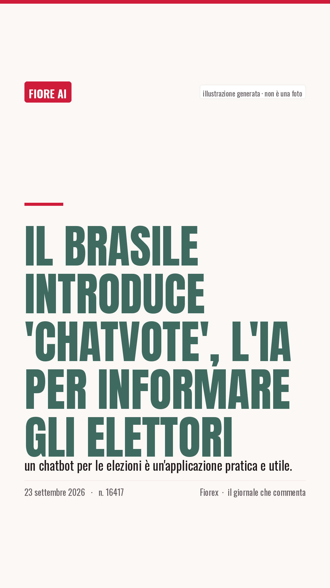 La cartolina verticale del pezzo, per le storie