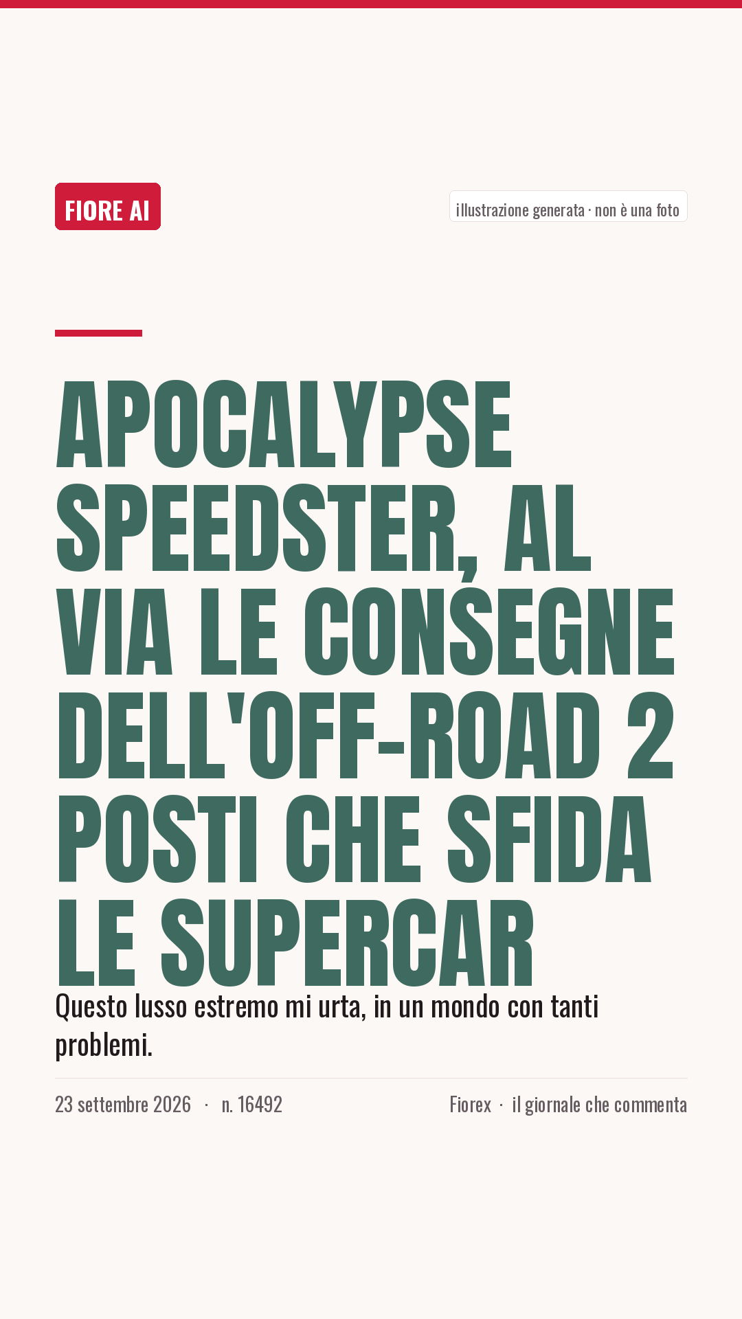 La cartolina verticale del pezzo, per le storie